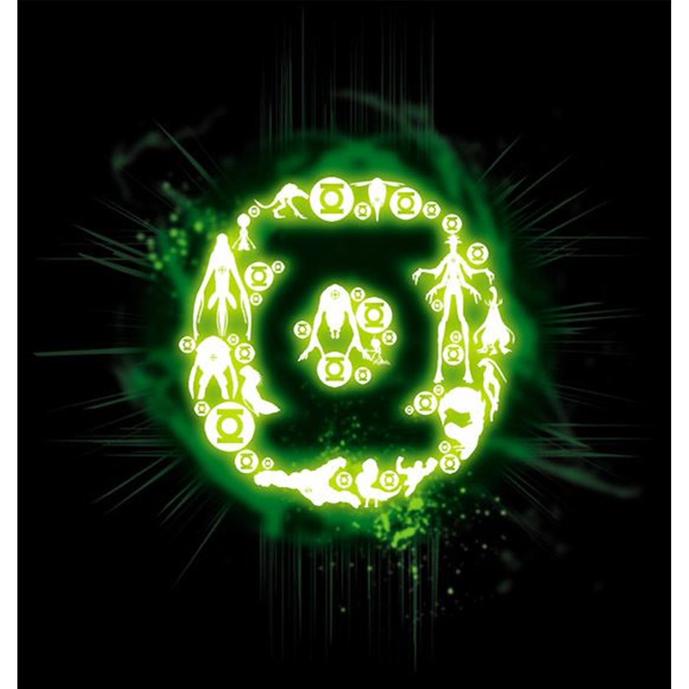 Green Lantern Movie Chosen Ones Symbol T-Shirt