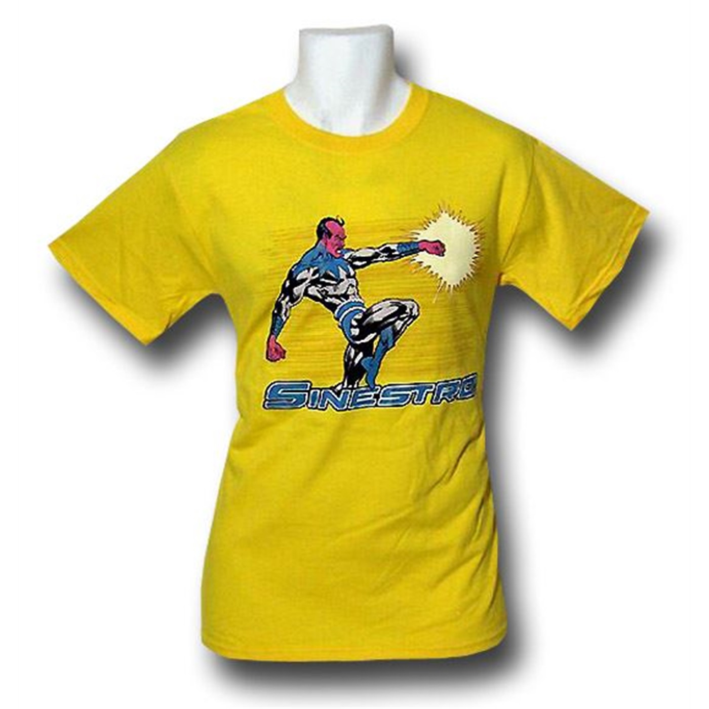 Green Lantern Sinestro Blast Yellow T-Shirt