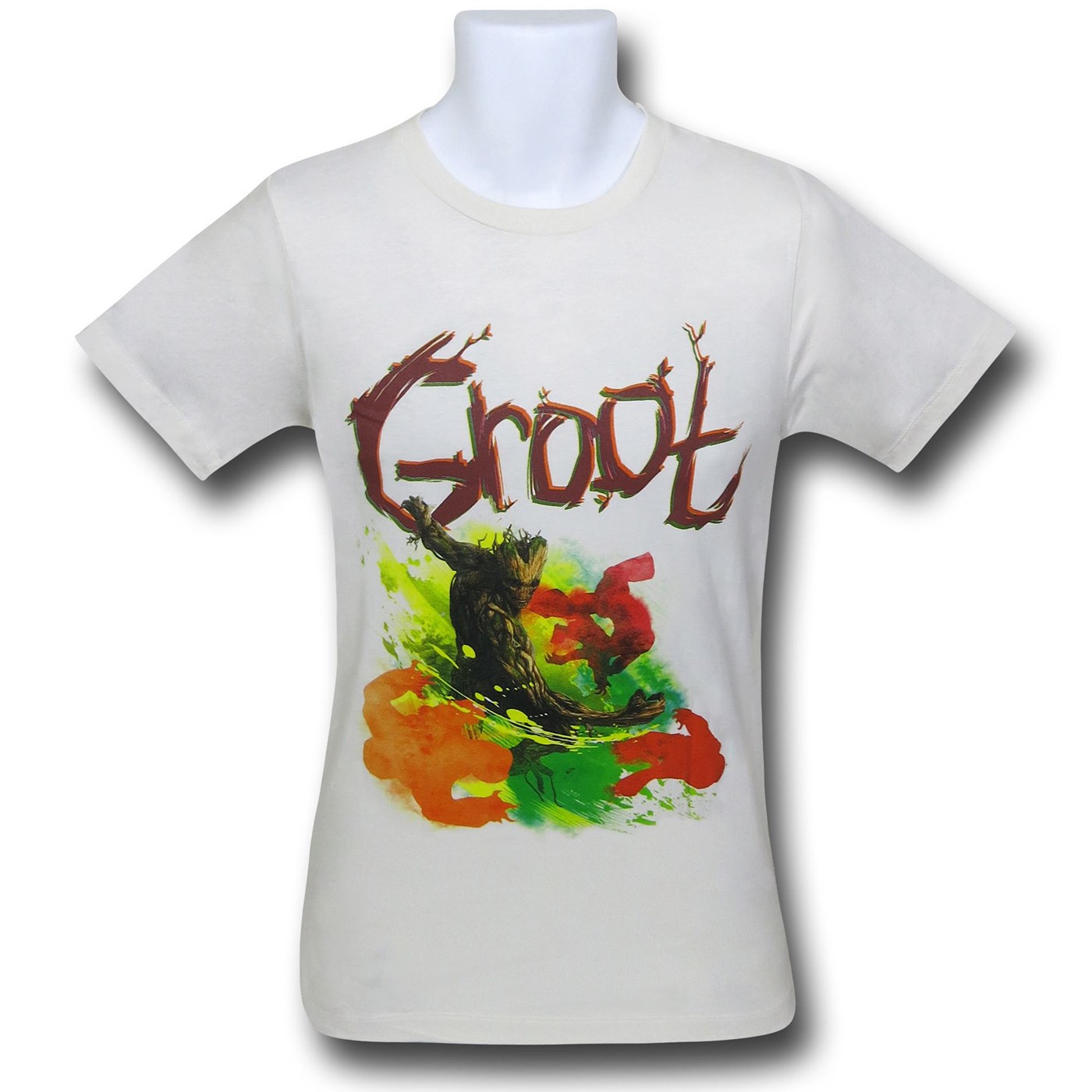 GOTG Groot on Cream 30 Single T-Shirt