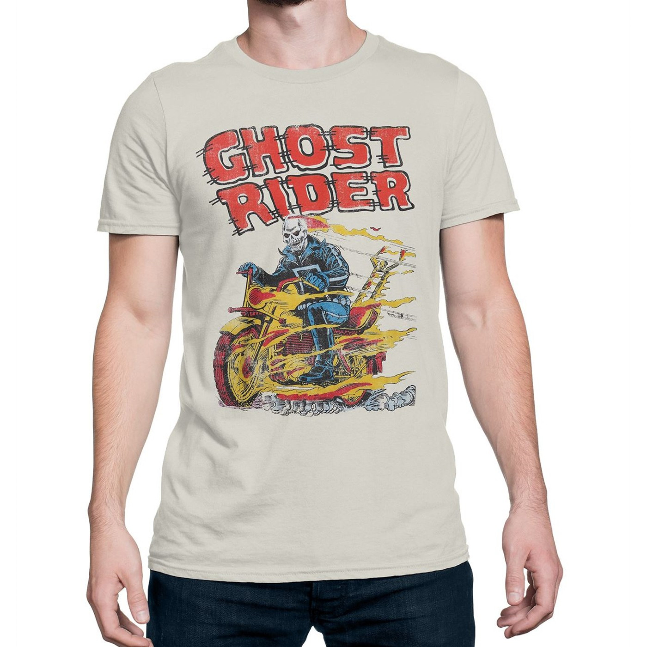 Ghost Rider Retro Hell on Wheels T-Shirt