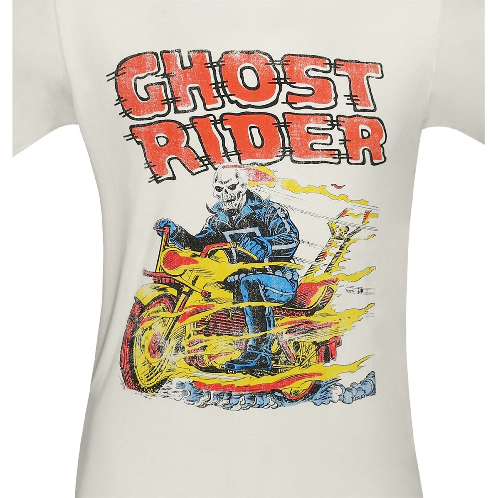 Ghost Rider Retro Hell on Wheels T-Shirt