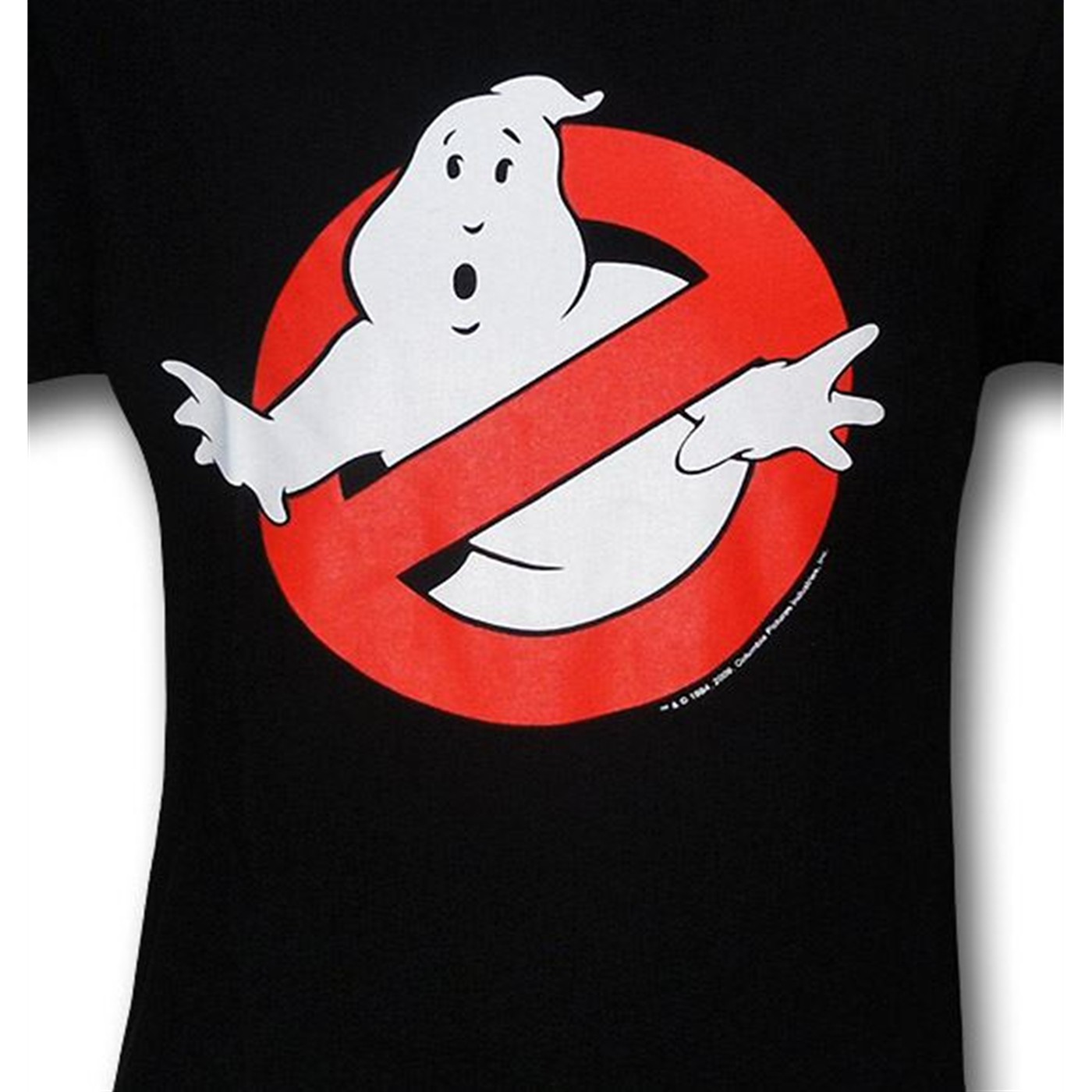 Ghostbusters Glow Logo Black T-Shirt