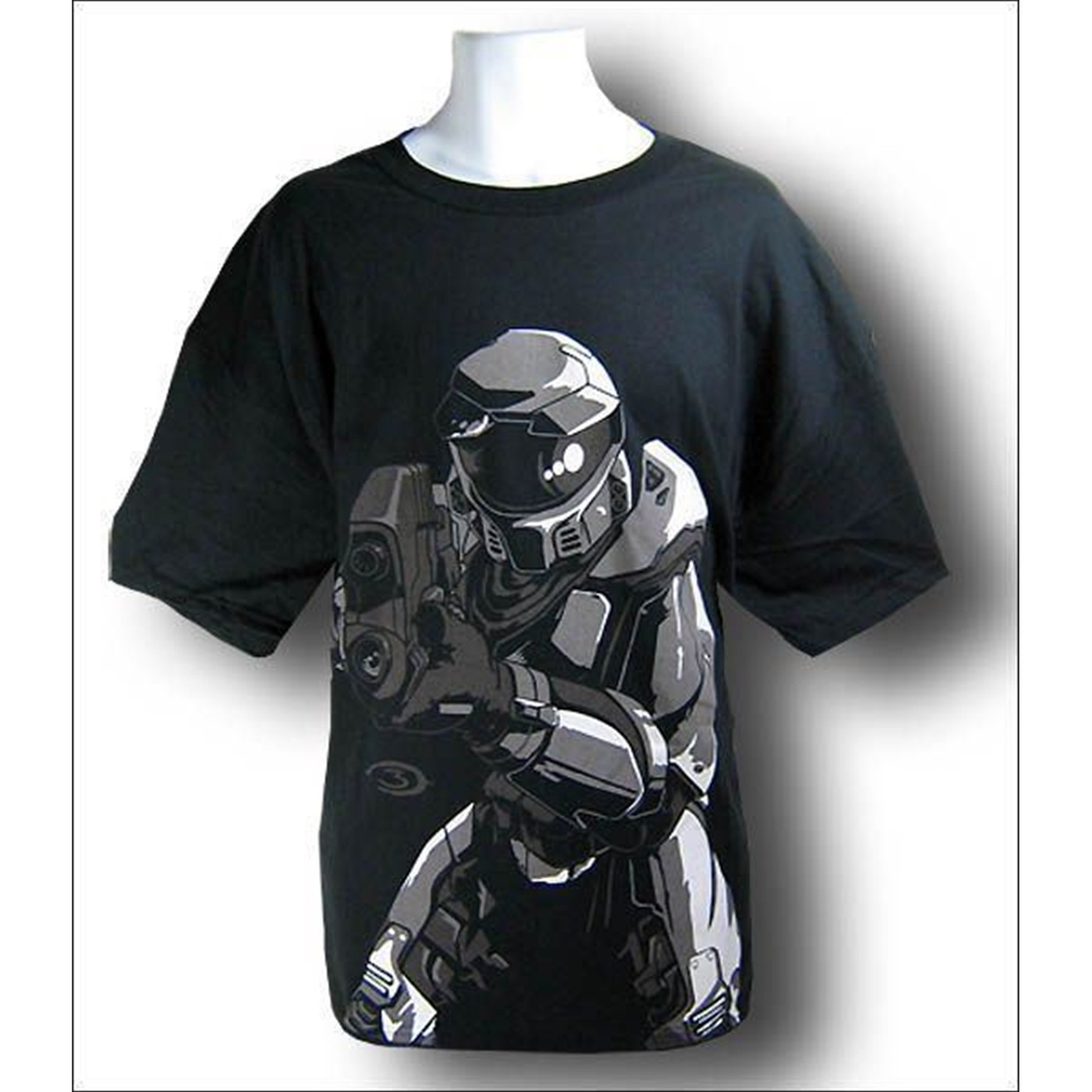 HALO T-Shirt Master Chief Rifle Ready Arms
