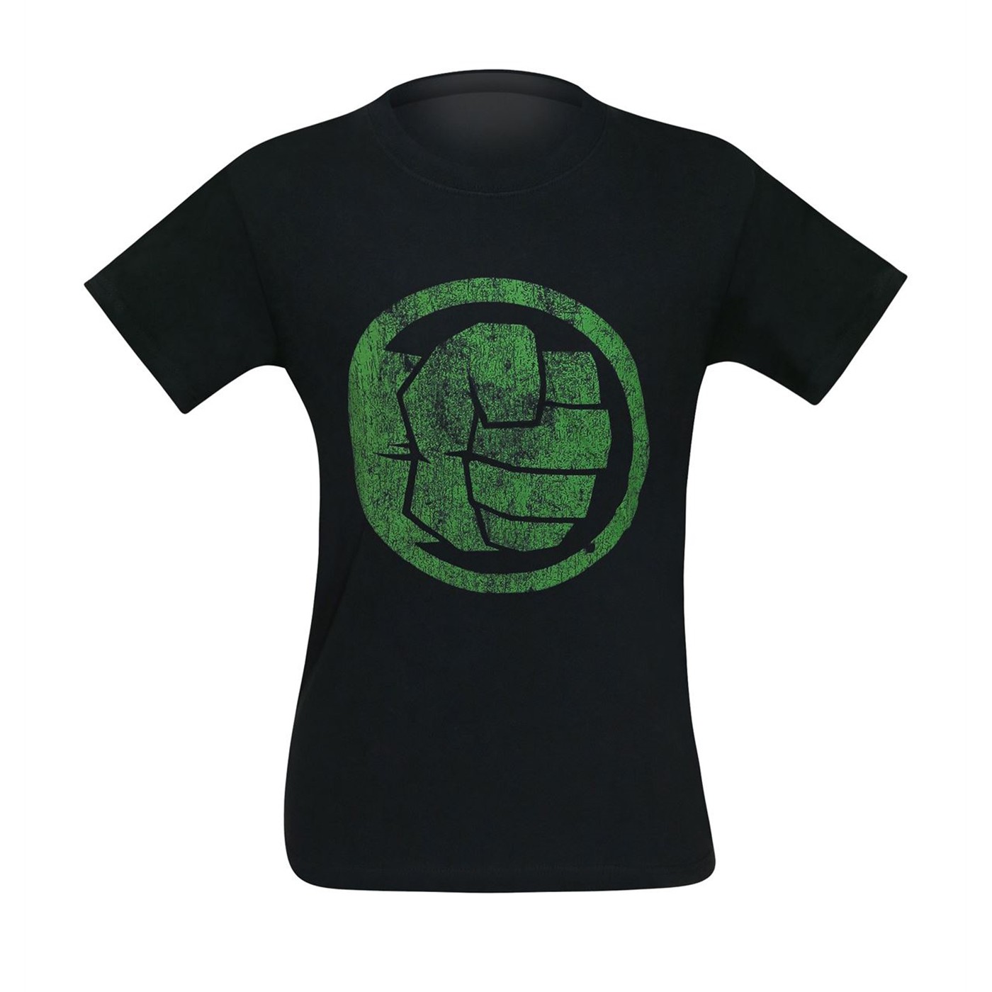 Hulk Fist Bump on Black Men's T-Shirt