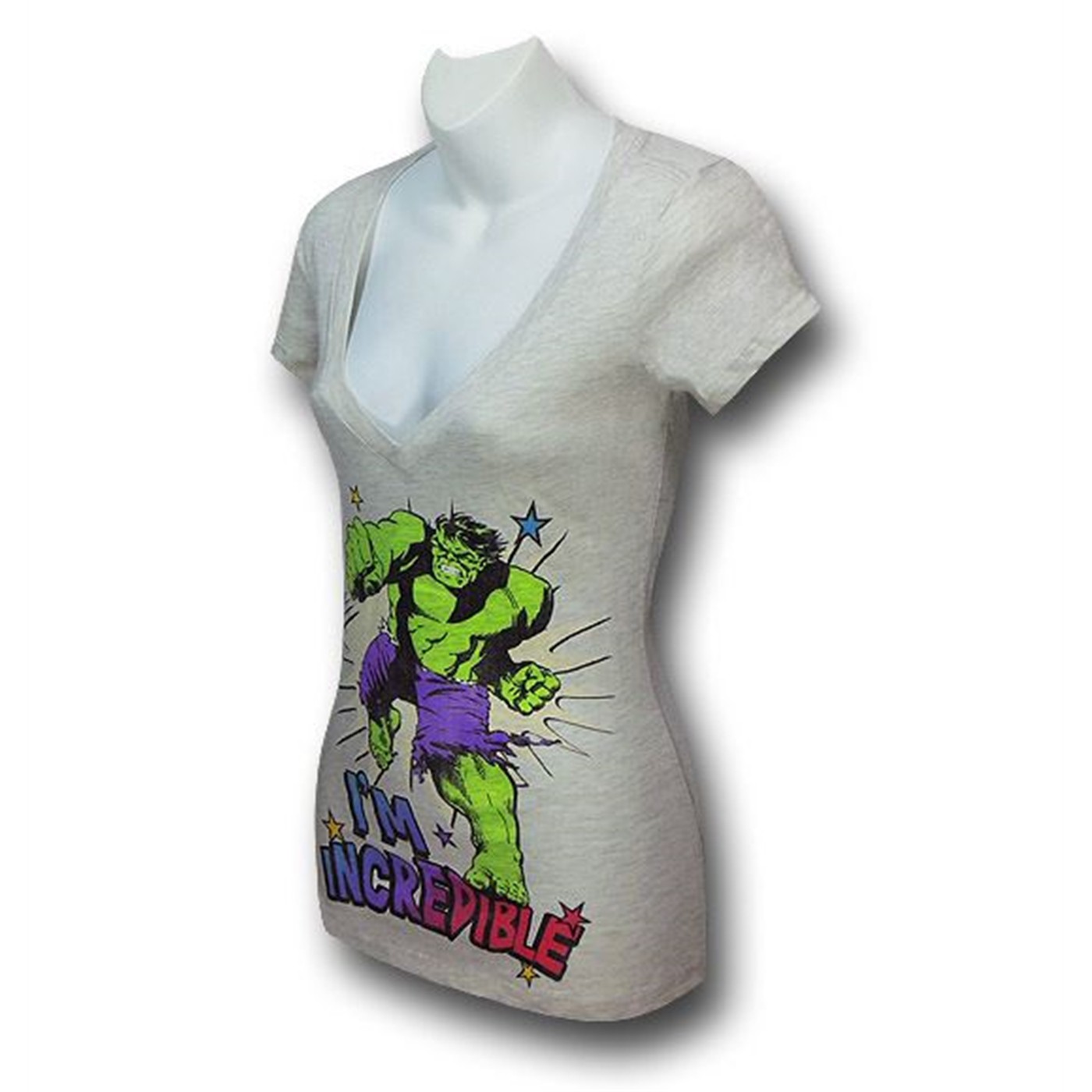 Hulk Women's I'm Incredible V-Neck T-Shirt