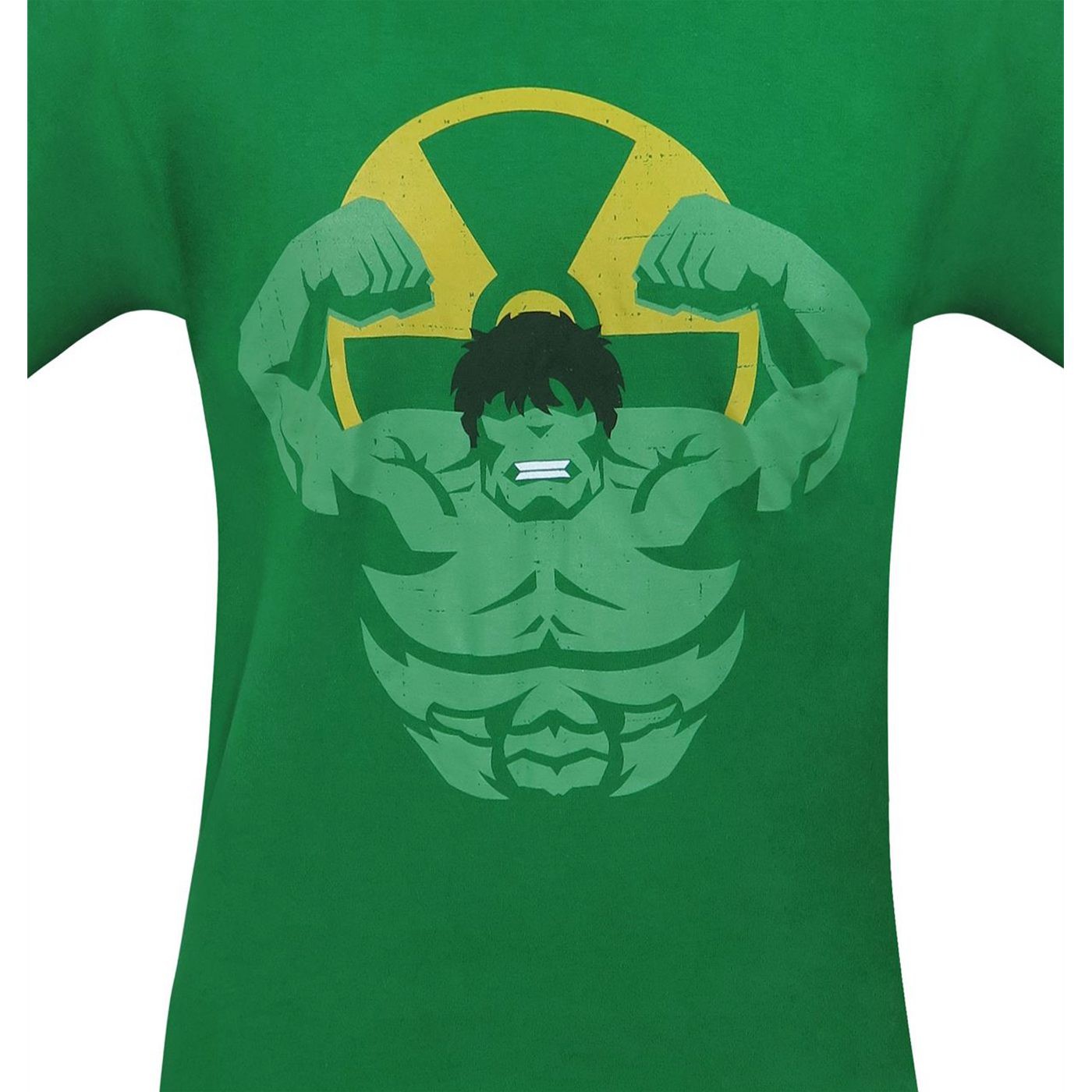 Hulk and Radiation Symbol Minimalist Men's T-Shirt