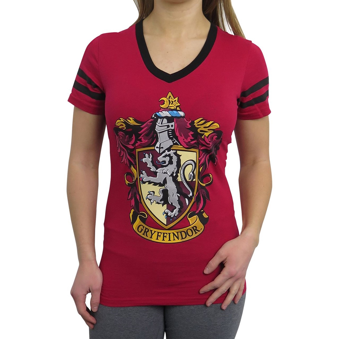 Harry Potter Gryffindor Women's V-Neck T-Shirt