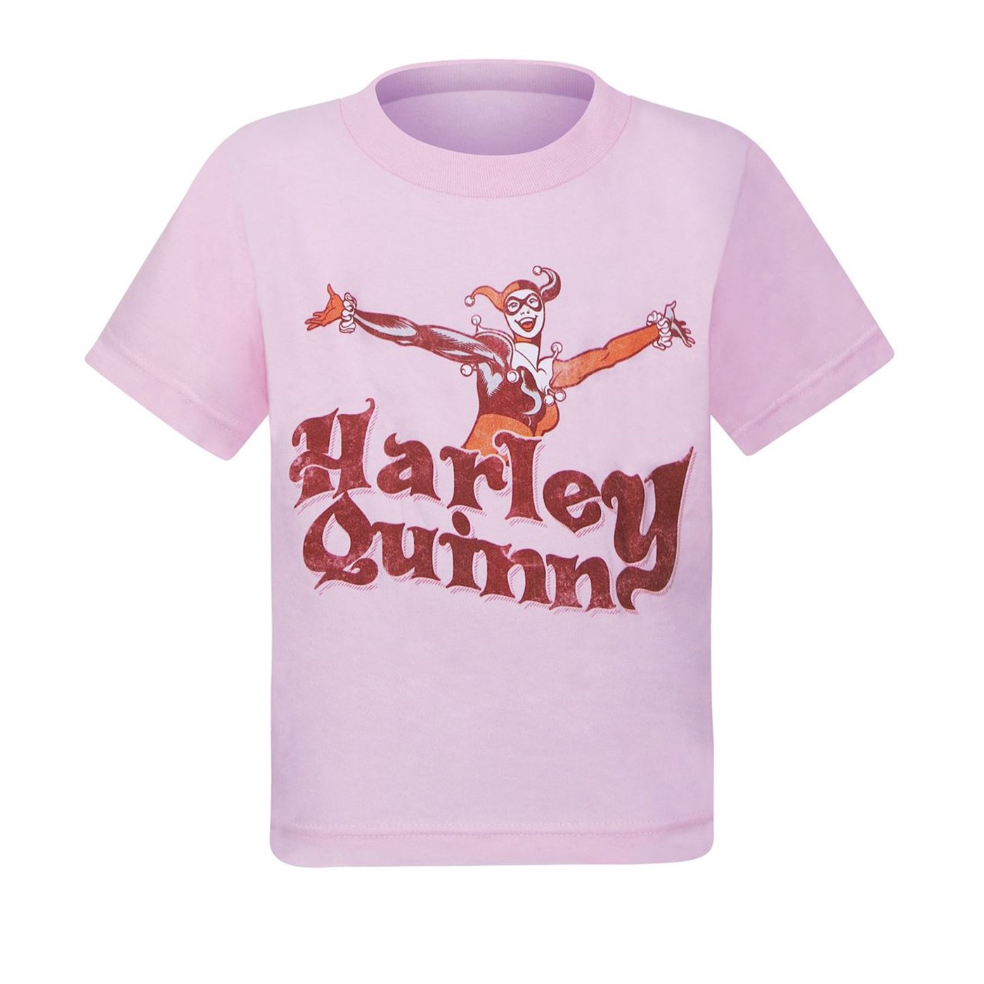 Harley Quinn Pink Kids T-Shirt