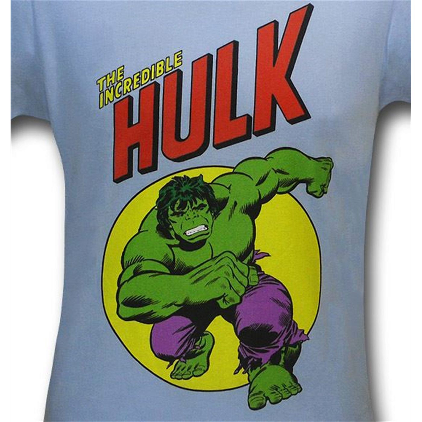 Hulk Classic Blue Circle 30 Single T-Shirt