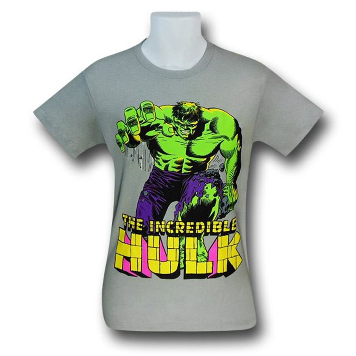 Hulk Dripping Rubble Grey T-Shirt