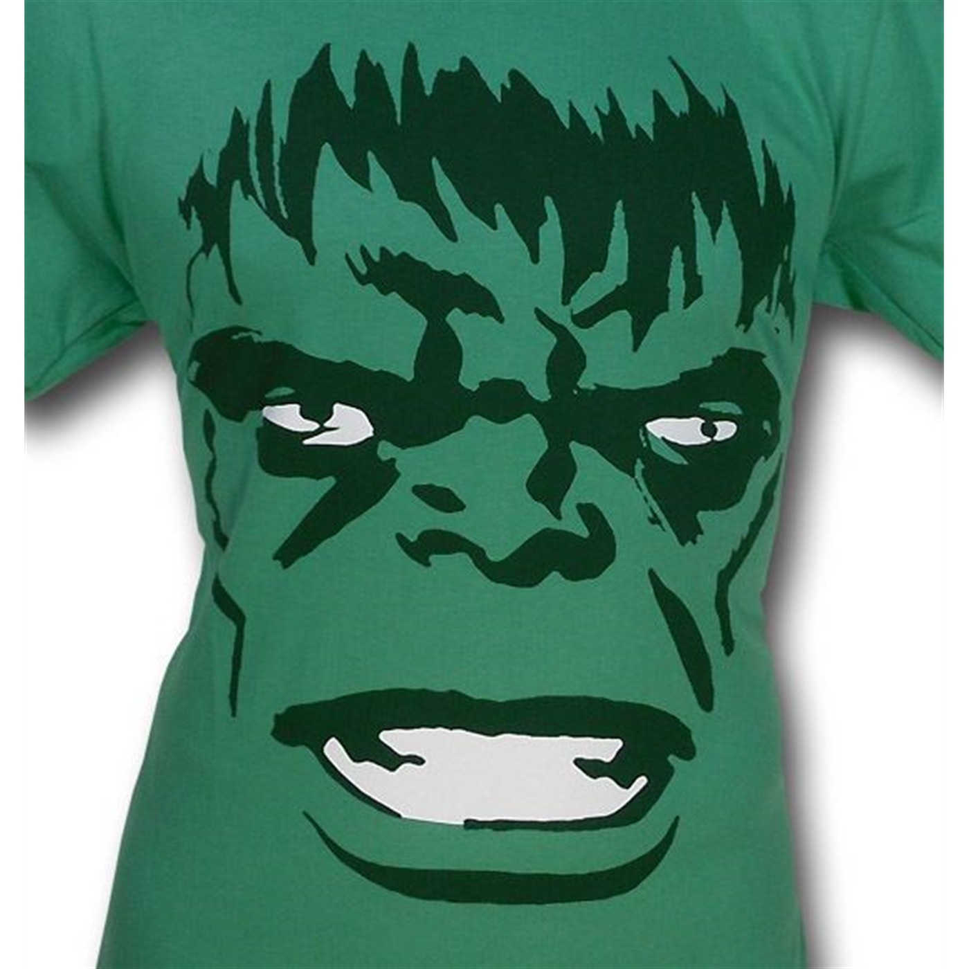 Hulk Green Close Up T-Shirt (30 Single) T-Shirt