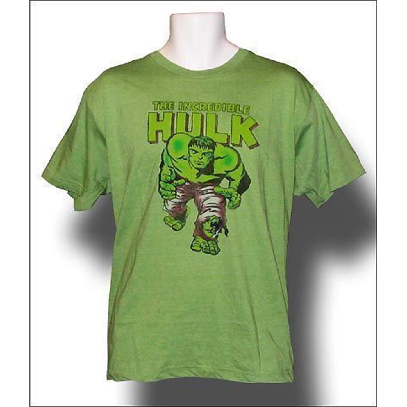 The Hulk T-Shirt Distressed Green