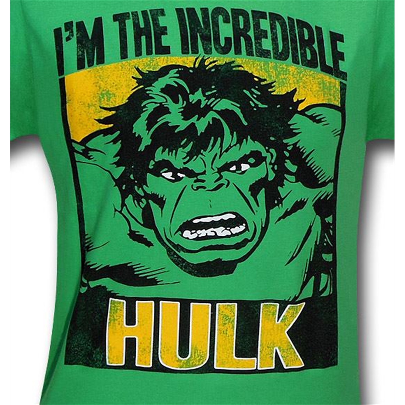 Hulk Incredible Mugshot Green 30 Single T-Shirt