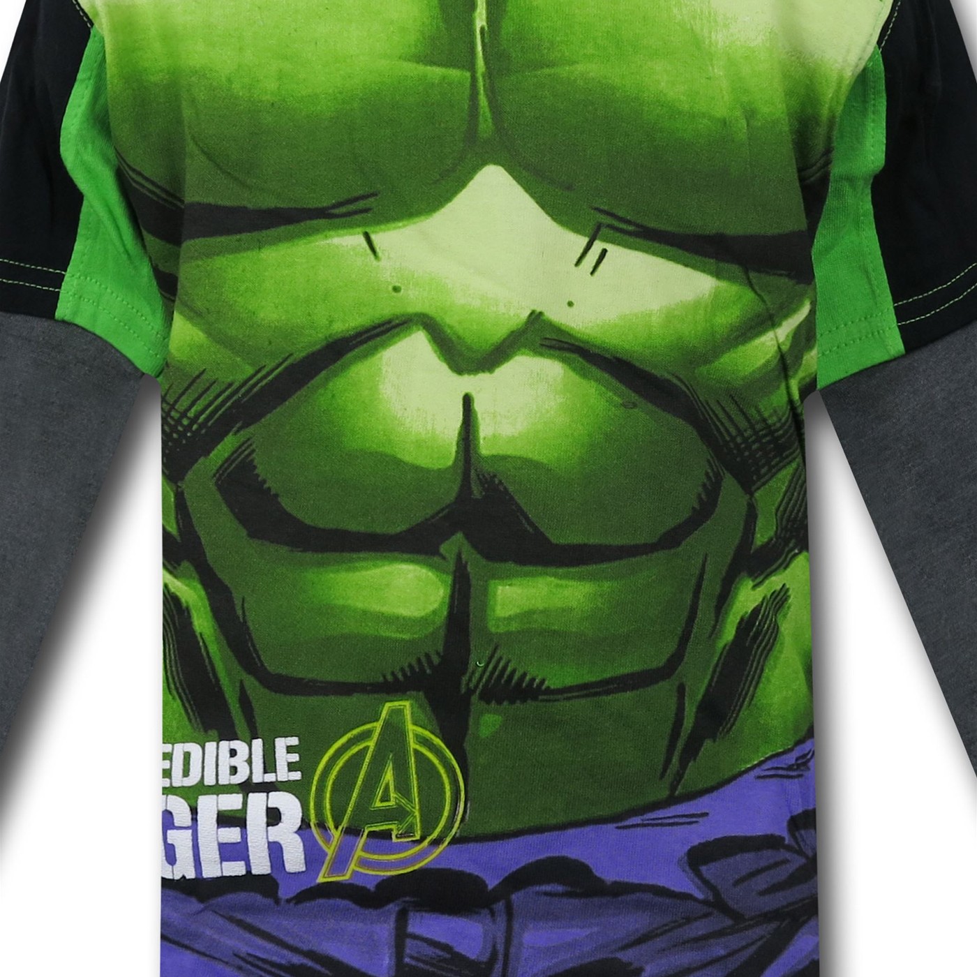 Hulk Kids Long Sleeve Costume T-Shirt