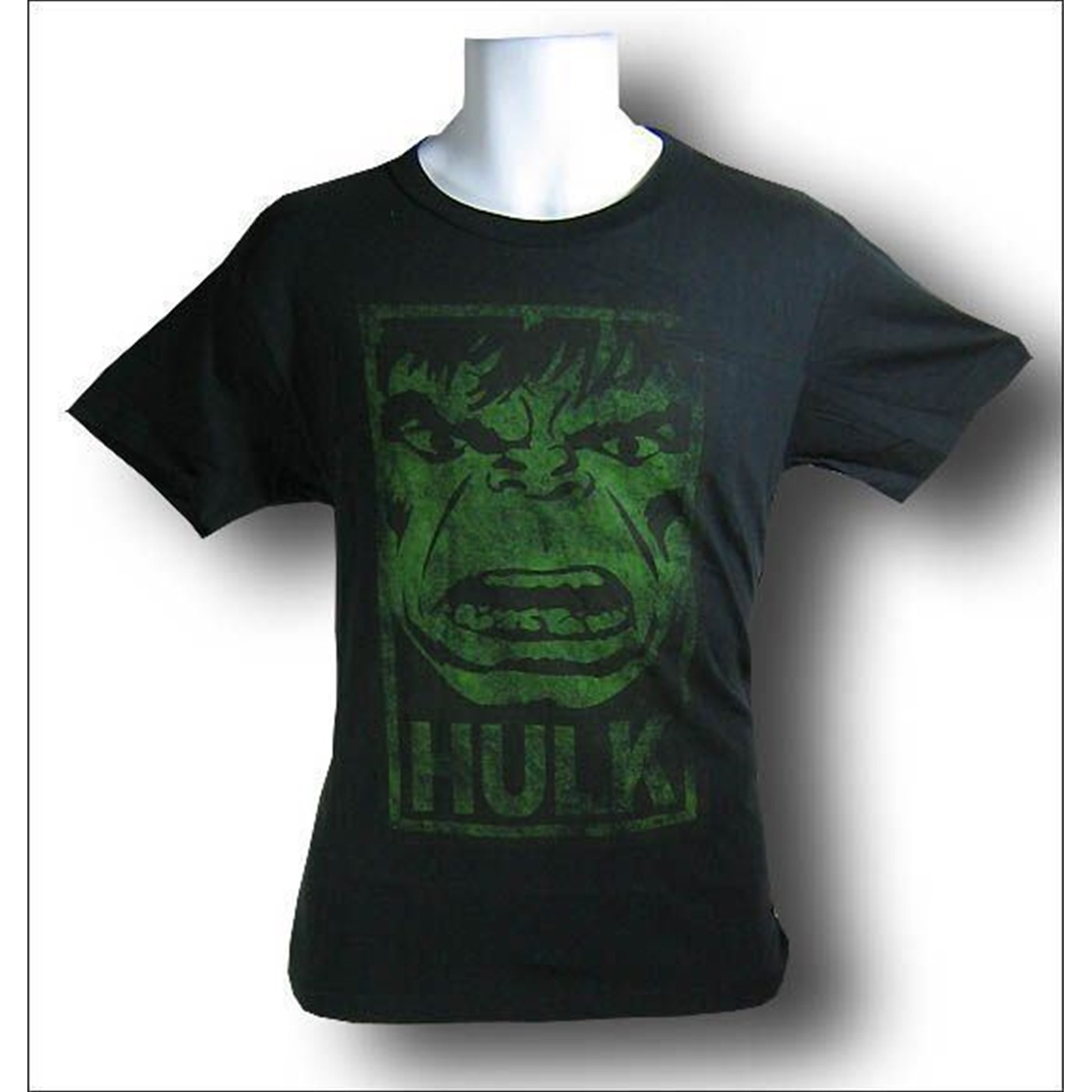 Hulk Distressed 70's Face T-Shirt