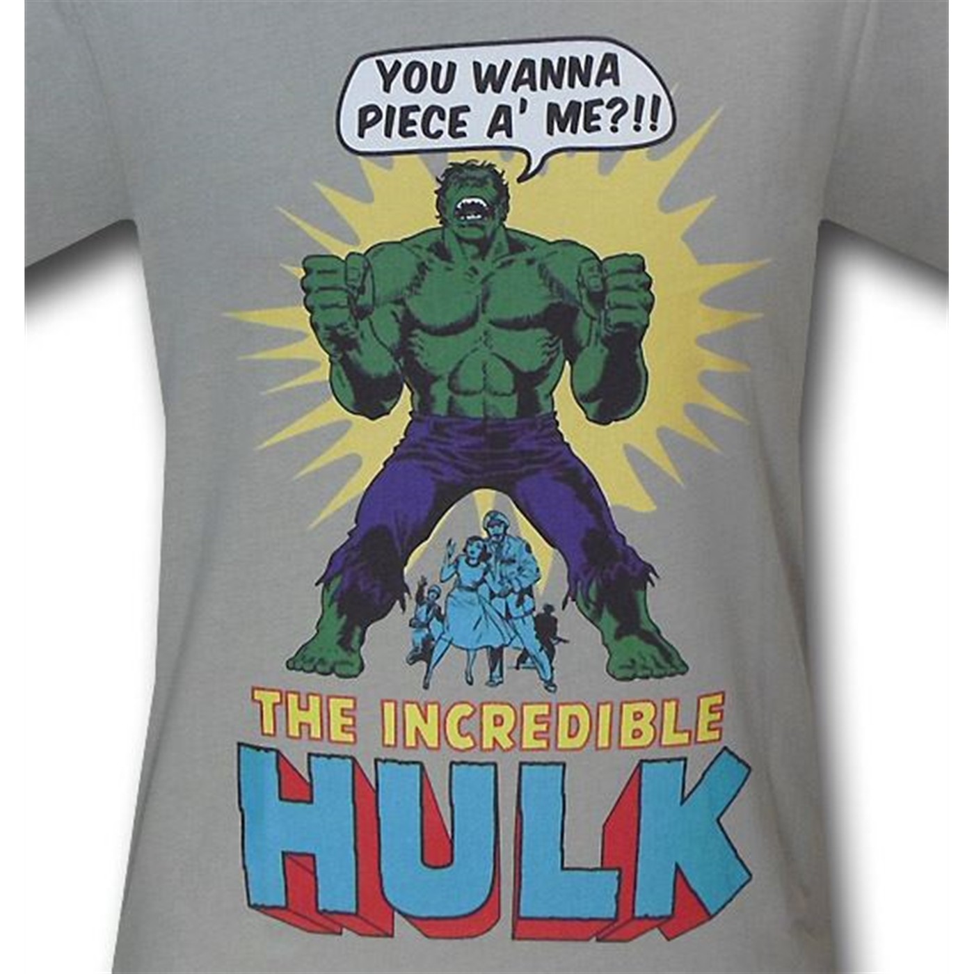 Hulk Piece of Me Silver 30 Single T-Shirt