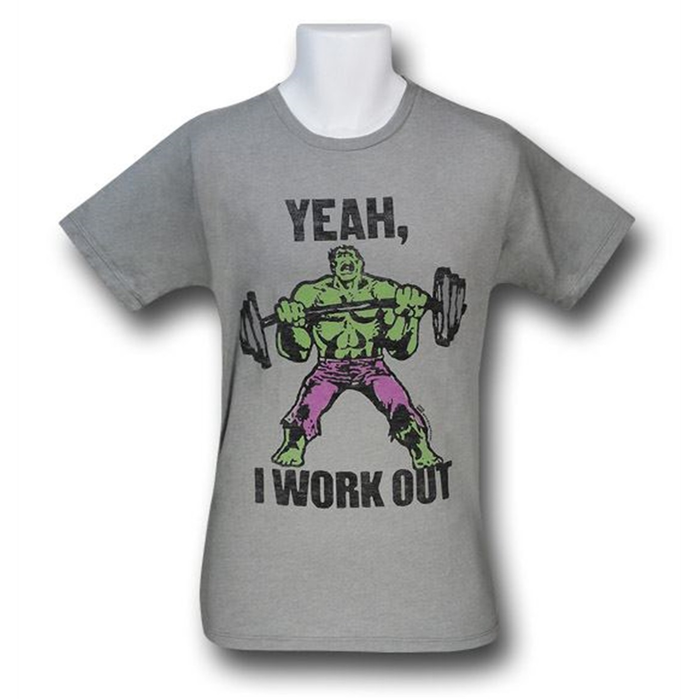 Hulk Yeah I Work Out Junk Food T-Shirt