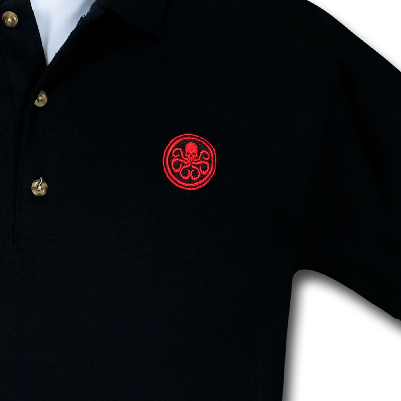 Hydra Symbol Black Polo T-Shirt