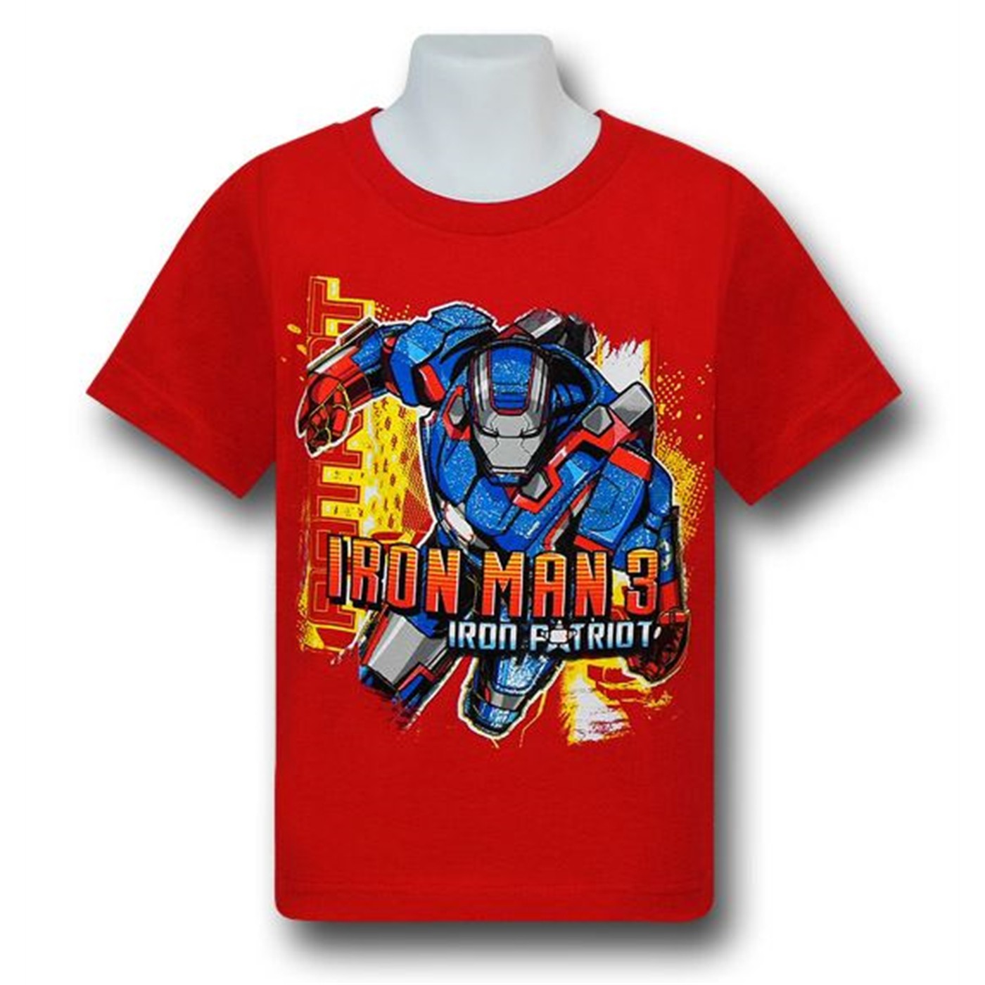 Iron Man 3 Iron Patriot Kids Red T-Shirt