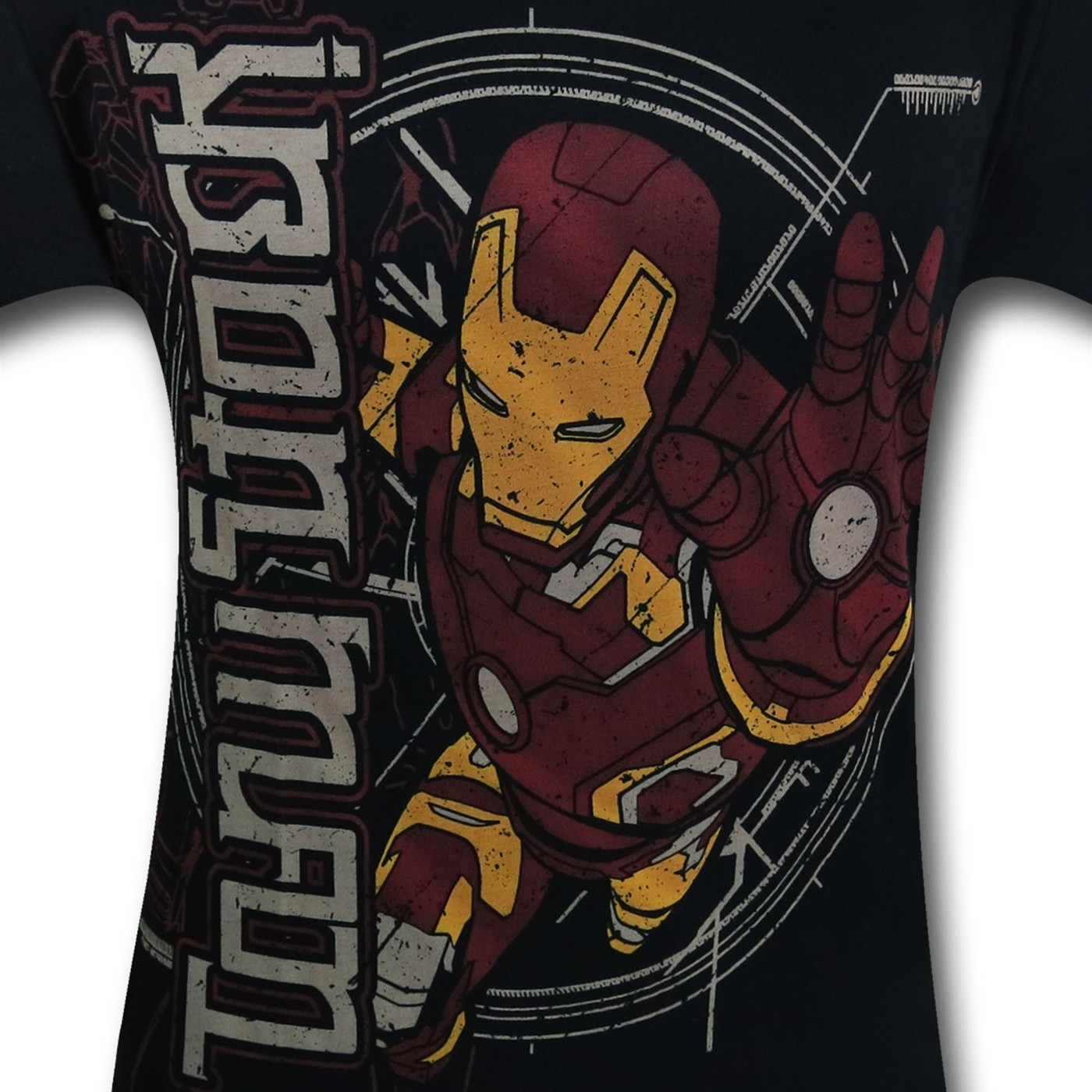 Iron Man Red Chapter Ambigram T-Shirt