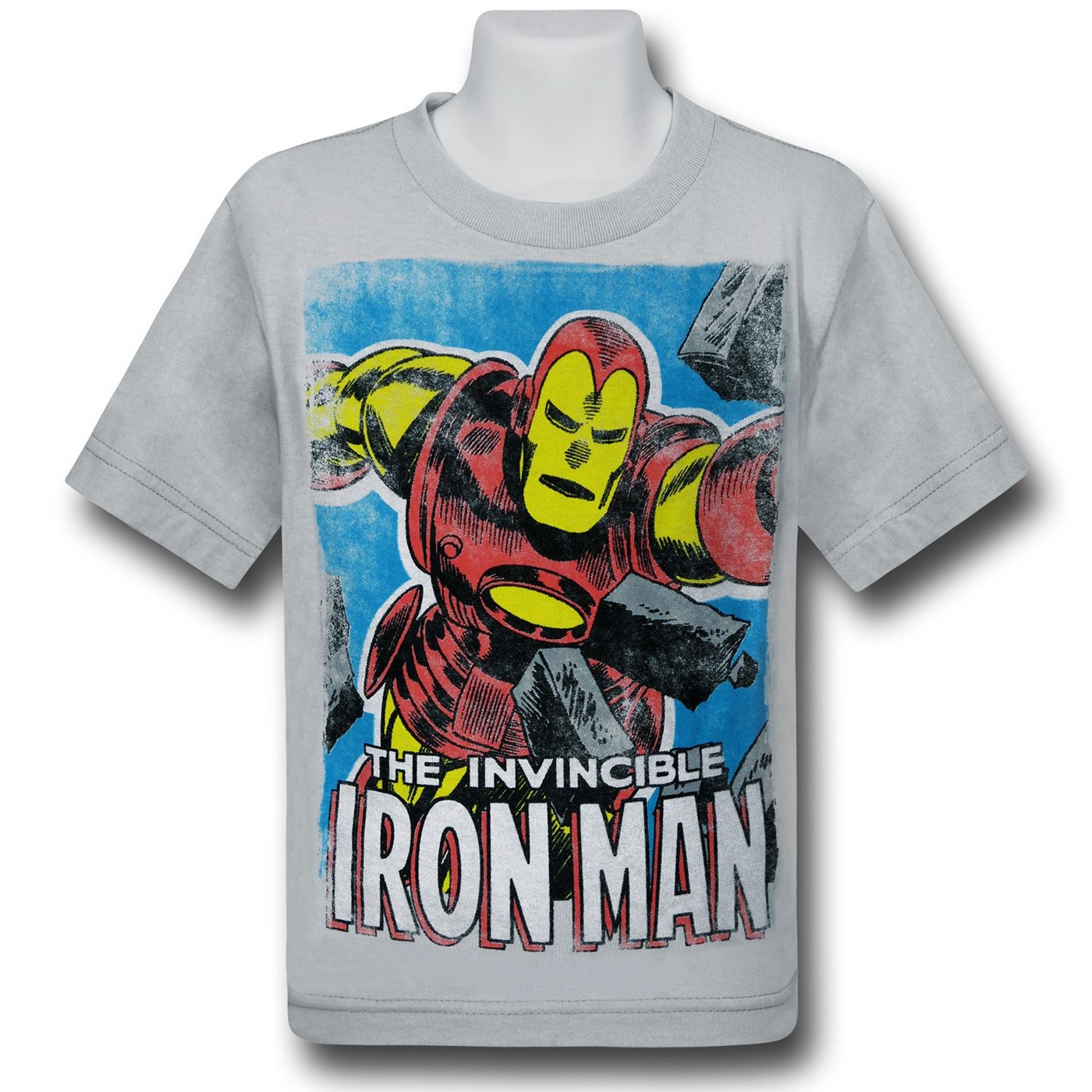 Iron Man Brick Smash Kids T-Shirt