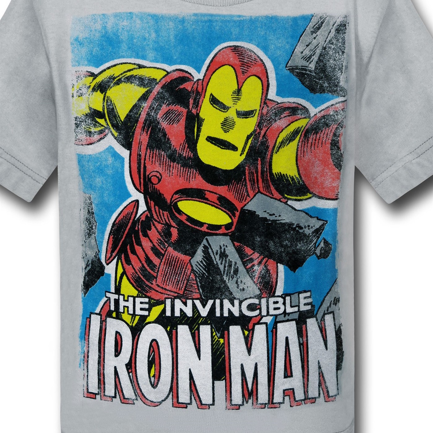 Iron Man Brick Smash Kids T-Shirt