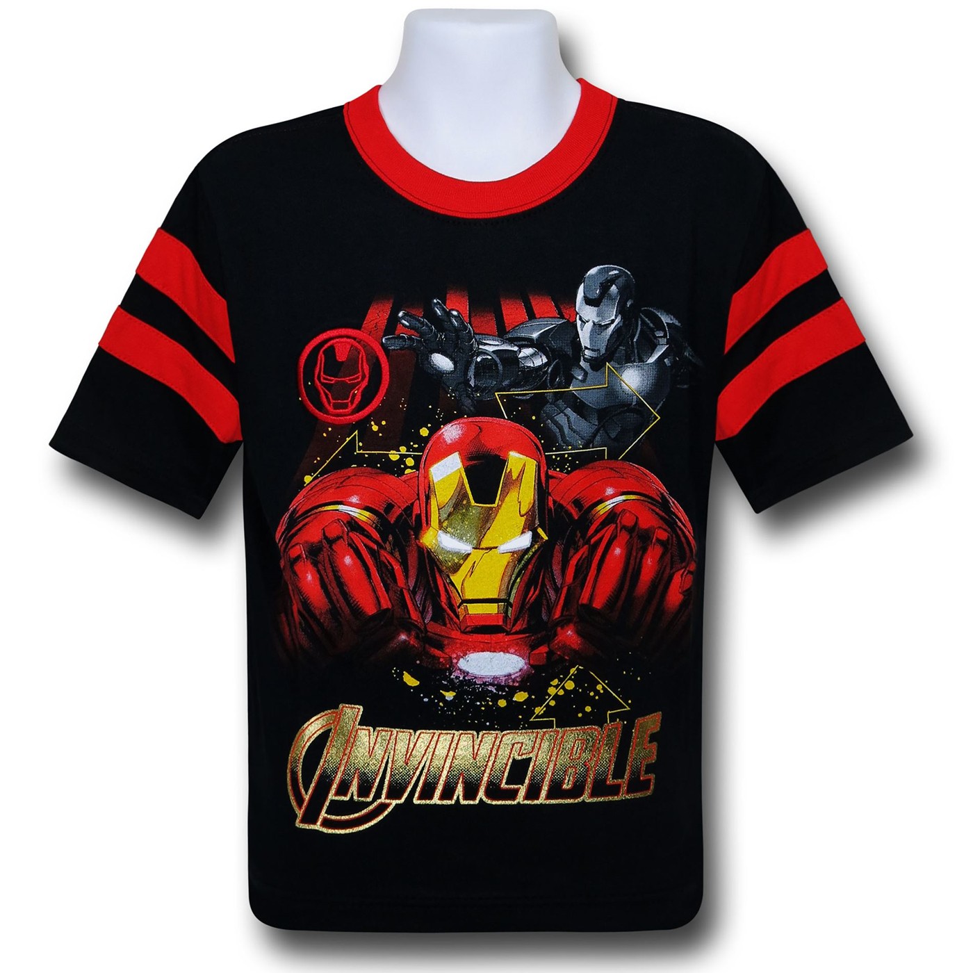Iron Man Invincible Gold Foil Kids T-Shirt