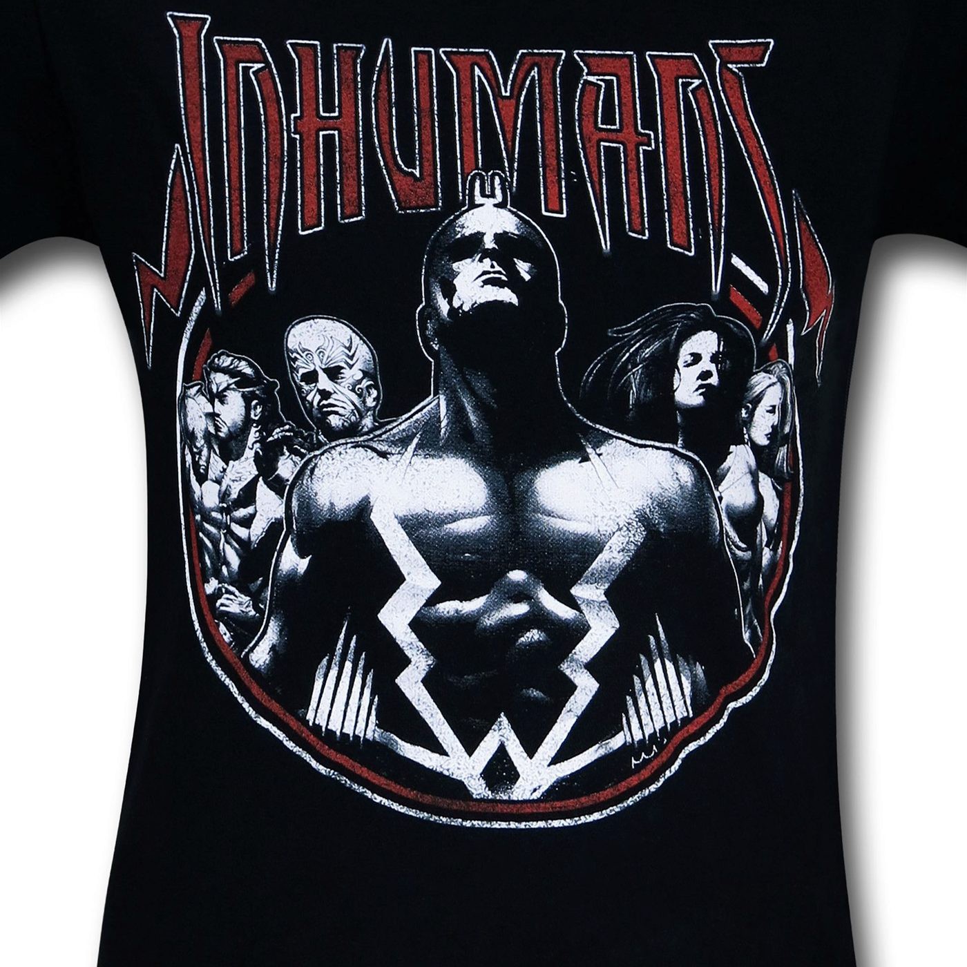 Inhumans 30 Single Black T-Shirt