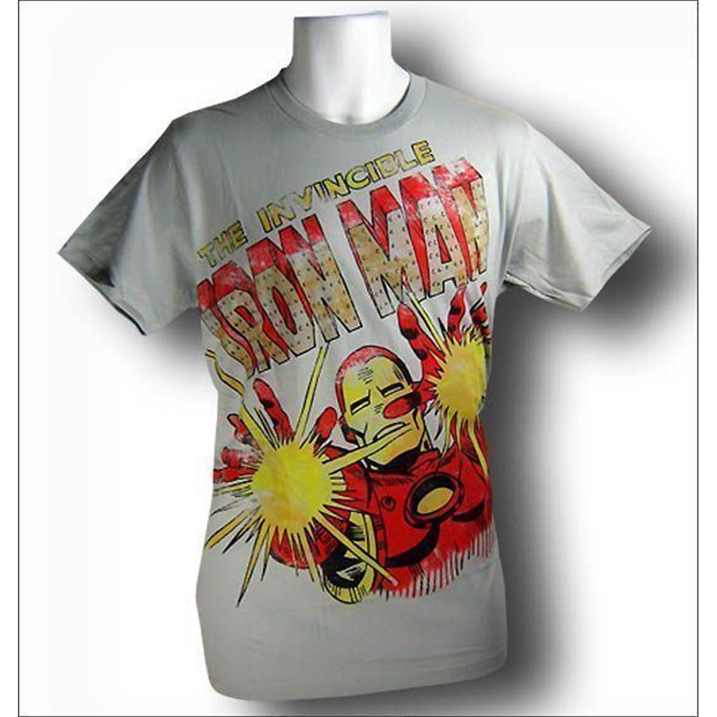 Iron Man Distressed Repulsors In Your Face T-Shirt