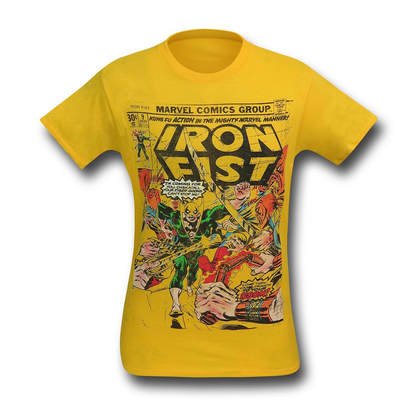 Iron Fist Comic Cover Men's T-Shirt