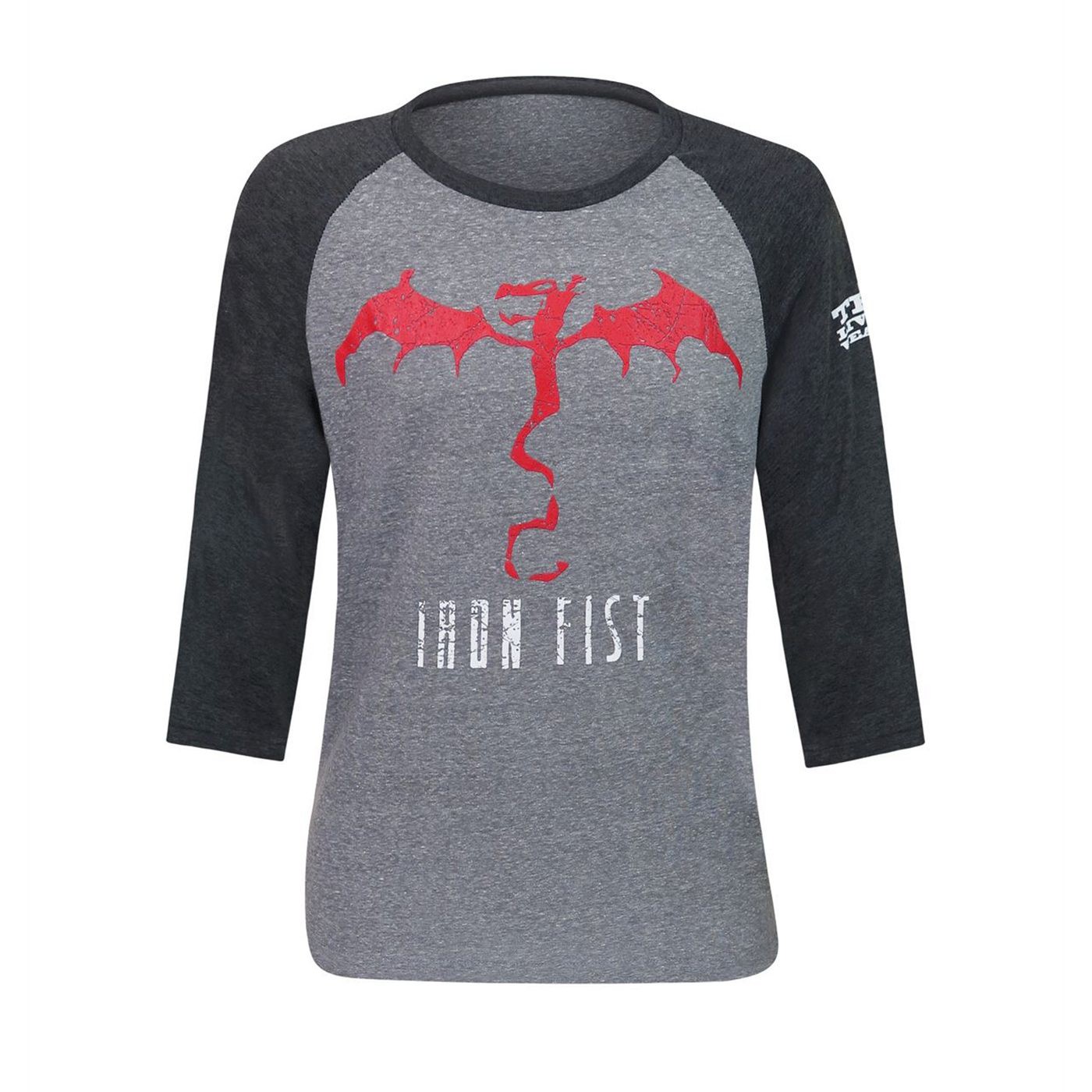 Iron Fist Living Weapon Dragon Men's Baseball T-Shirt