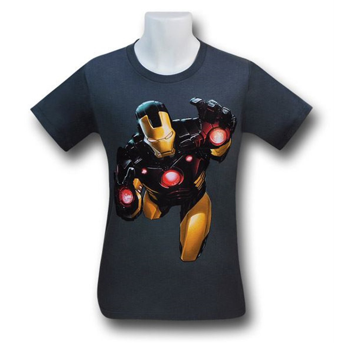 Iron Man Black And Yellow Suit 30 Single T-Shirt