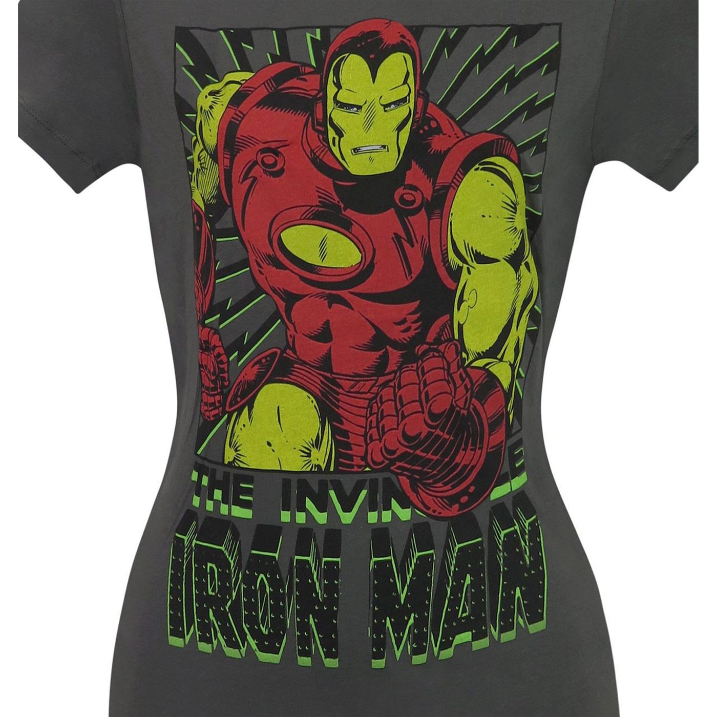 Iron Man Vintage Black Bolts Women's T-Shirt