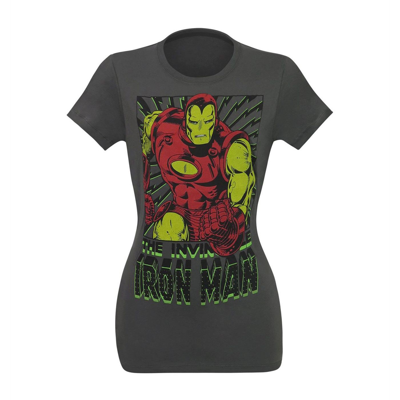 Iron Man Vintage Black Bolts Women's T-Shirt