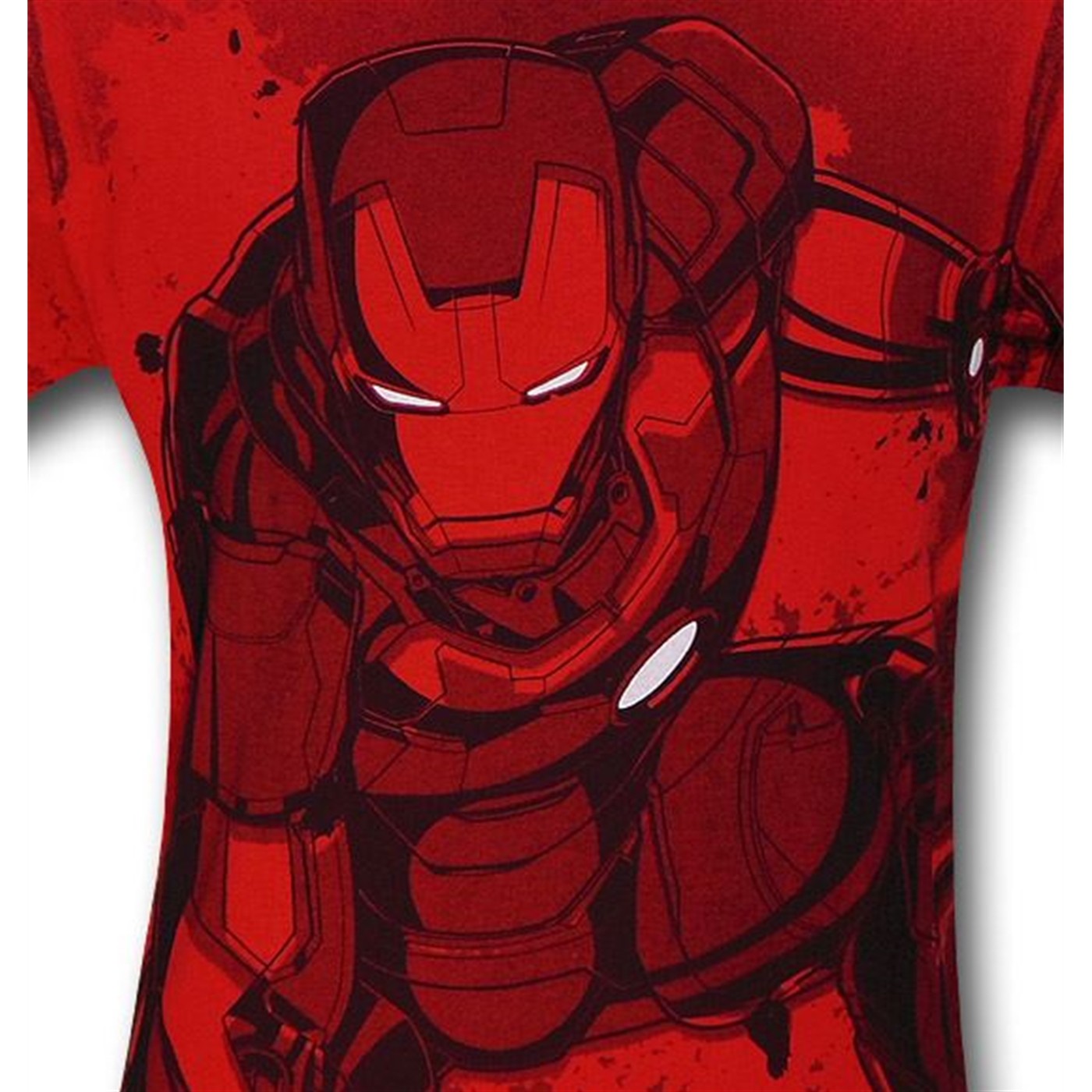 Iron Man Fist Down Red All-Over Print T-Shirt