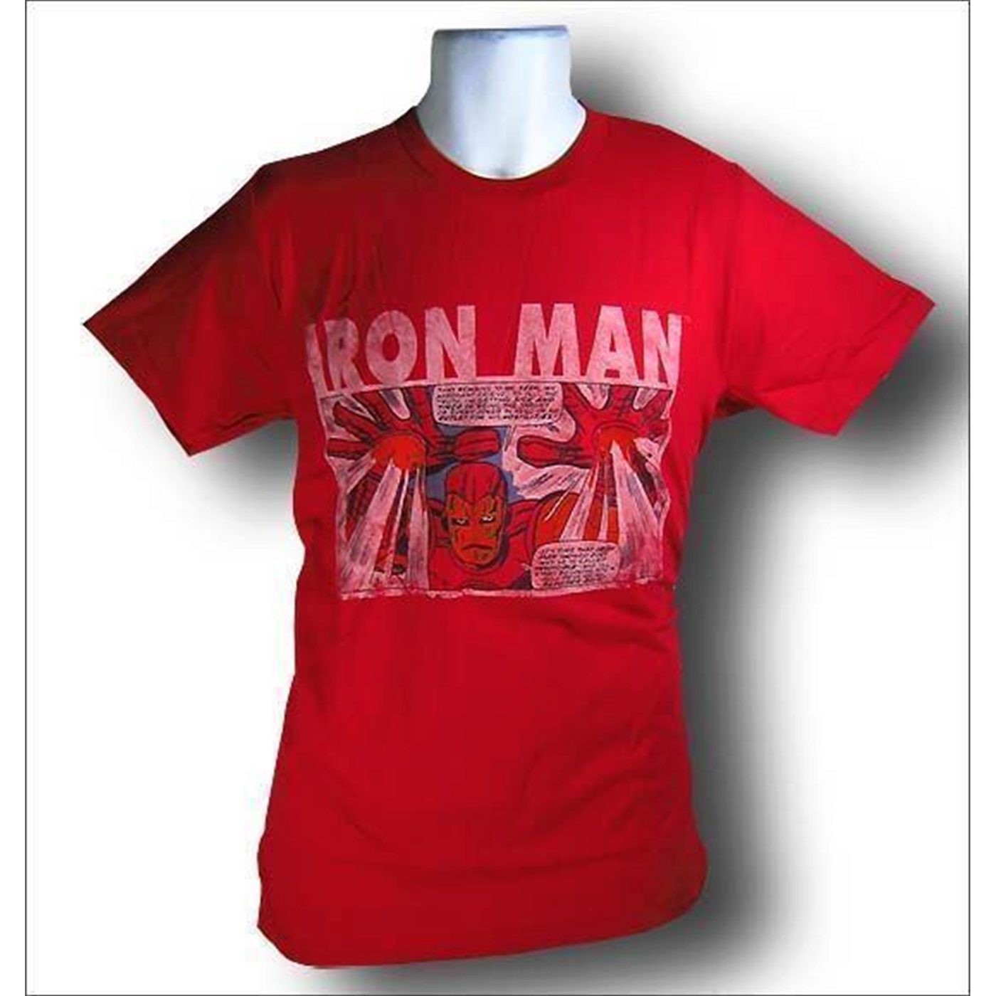 Iron Man Repulsor Filled Comic Panel T-Shirt