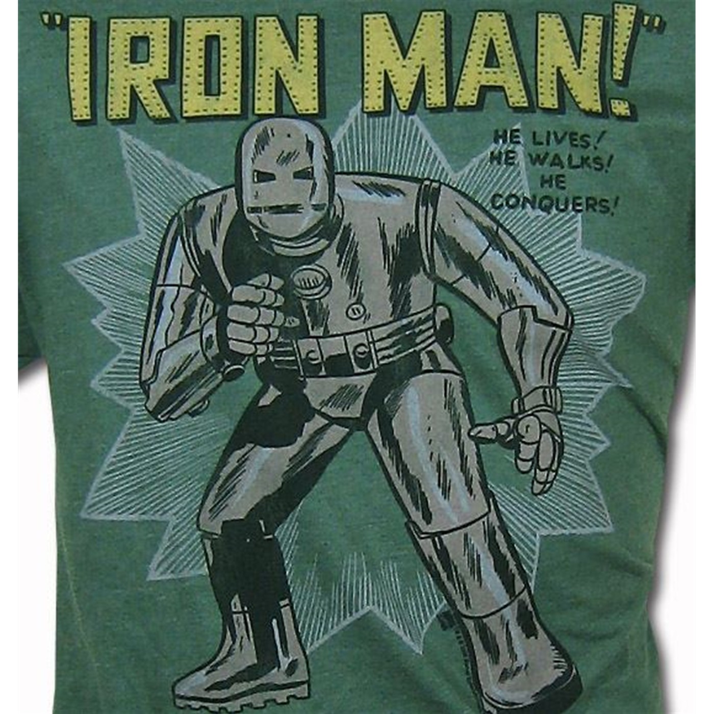 Iron Man Mark 1 Junk Food Green T-Shirt