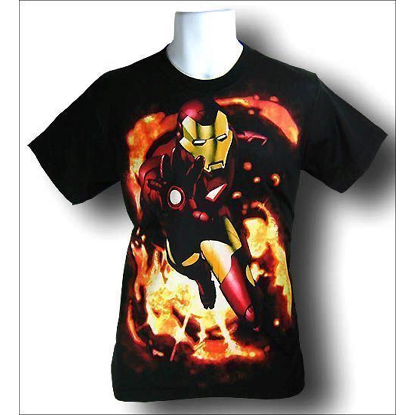 Iron Man T-Shirt Flames