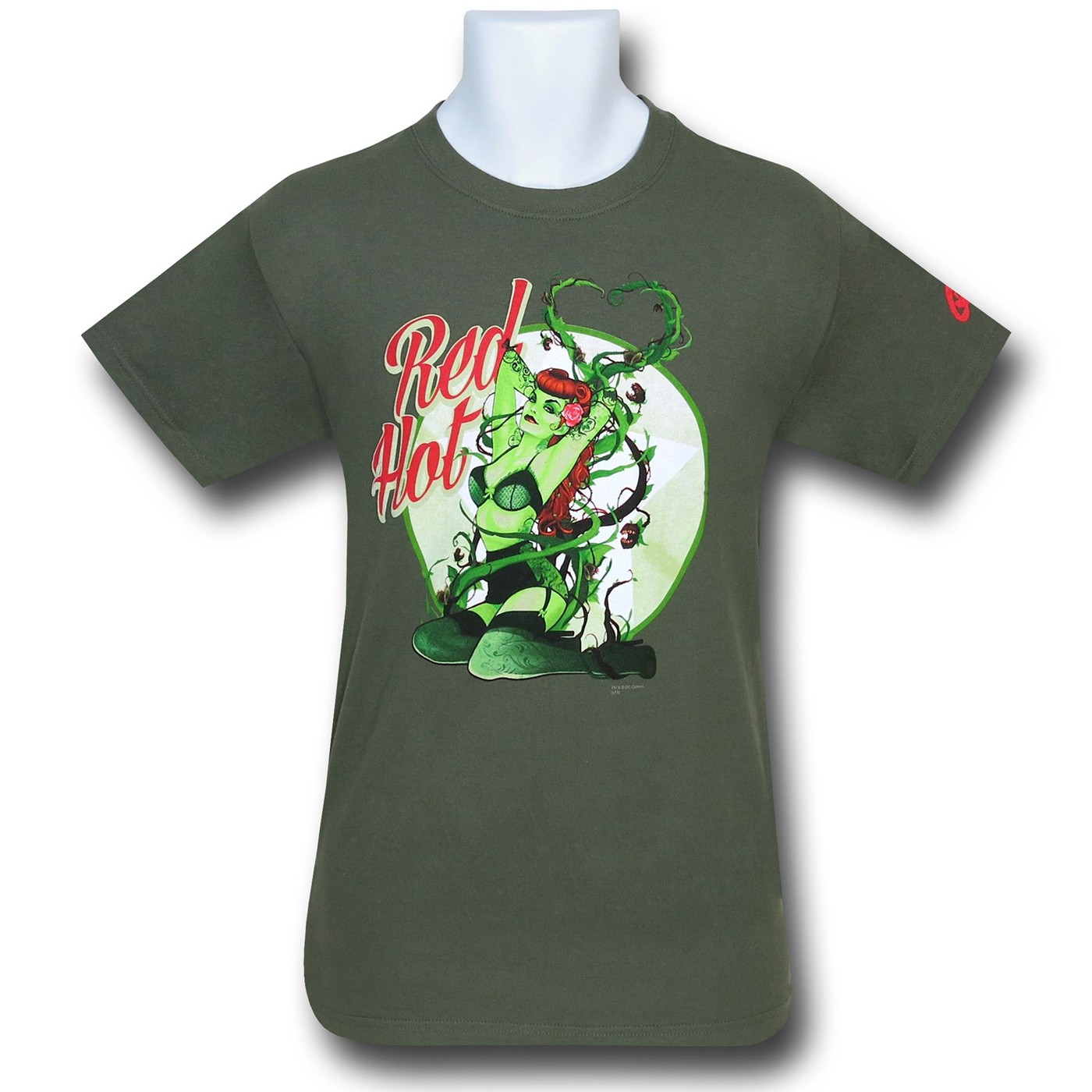 Poison Ivy DC Bombshells Red Hot T-Shirt