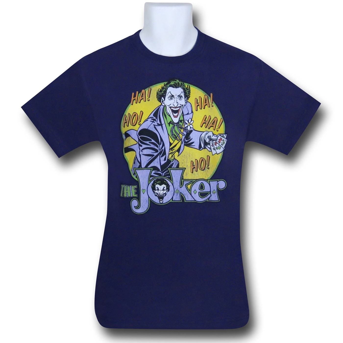 Joker Ho Ha! Men's Purple Retro T-Shirt