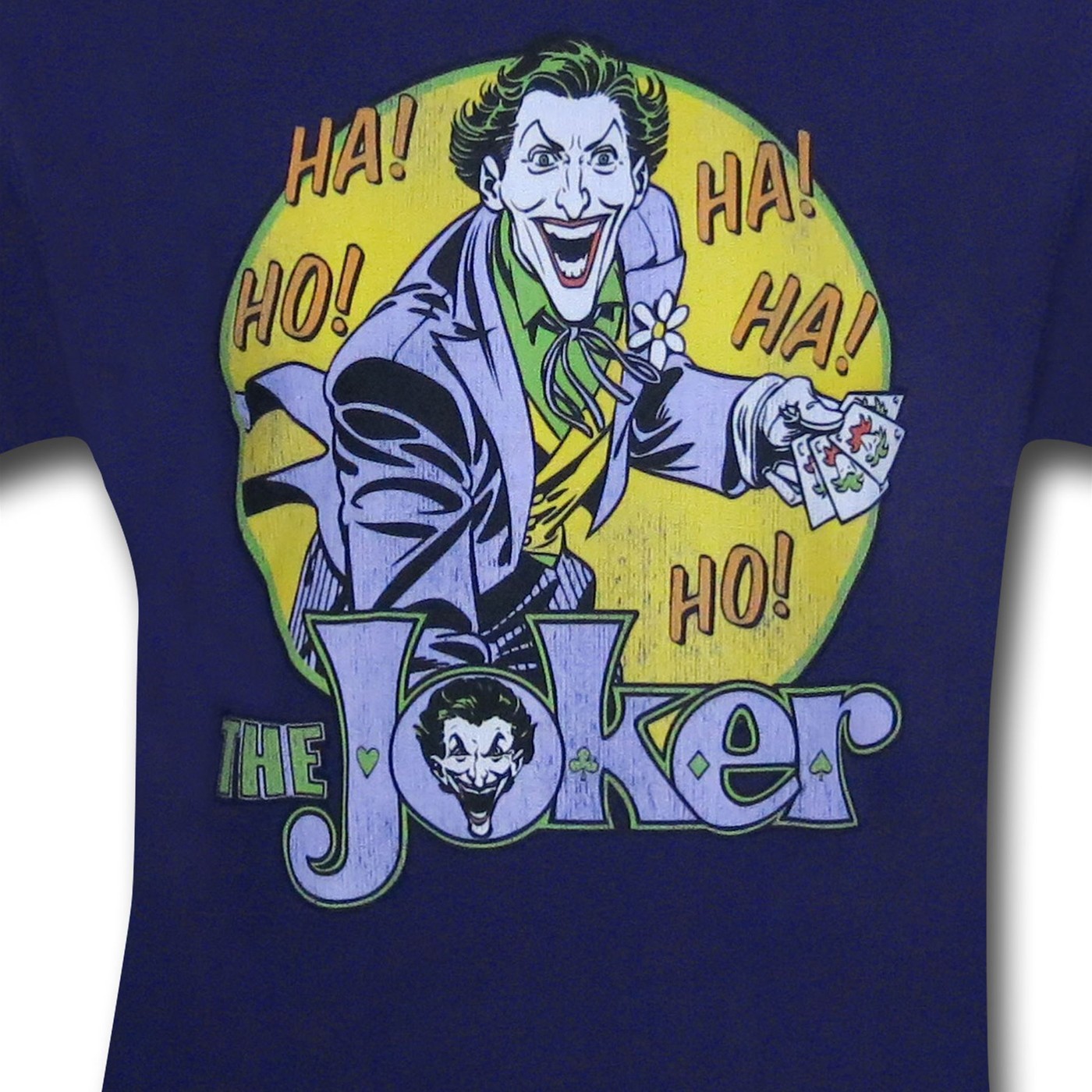 Joker Ho Ha! Men's Purple Retro T-Shirt
