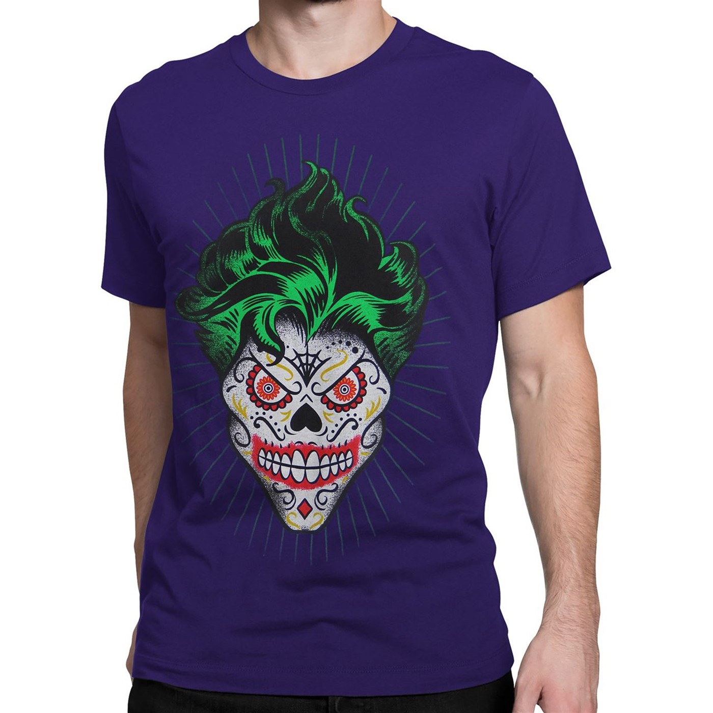 Joker Sugar Skull Men's T-Shirt