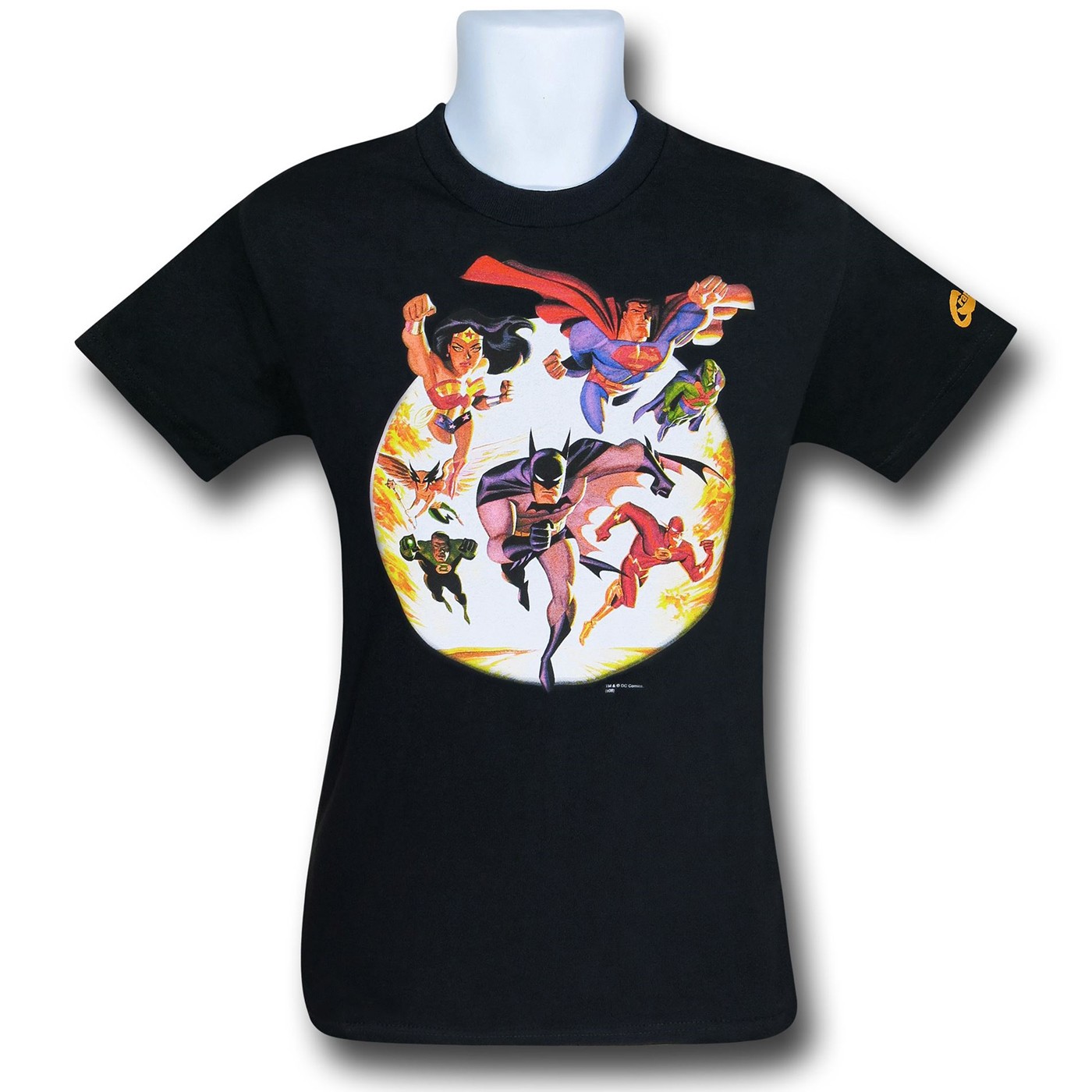 Justice League Animated Sunburst T-Shirt