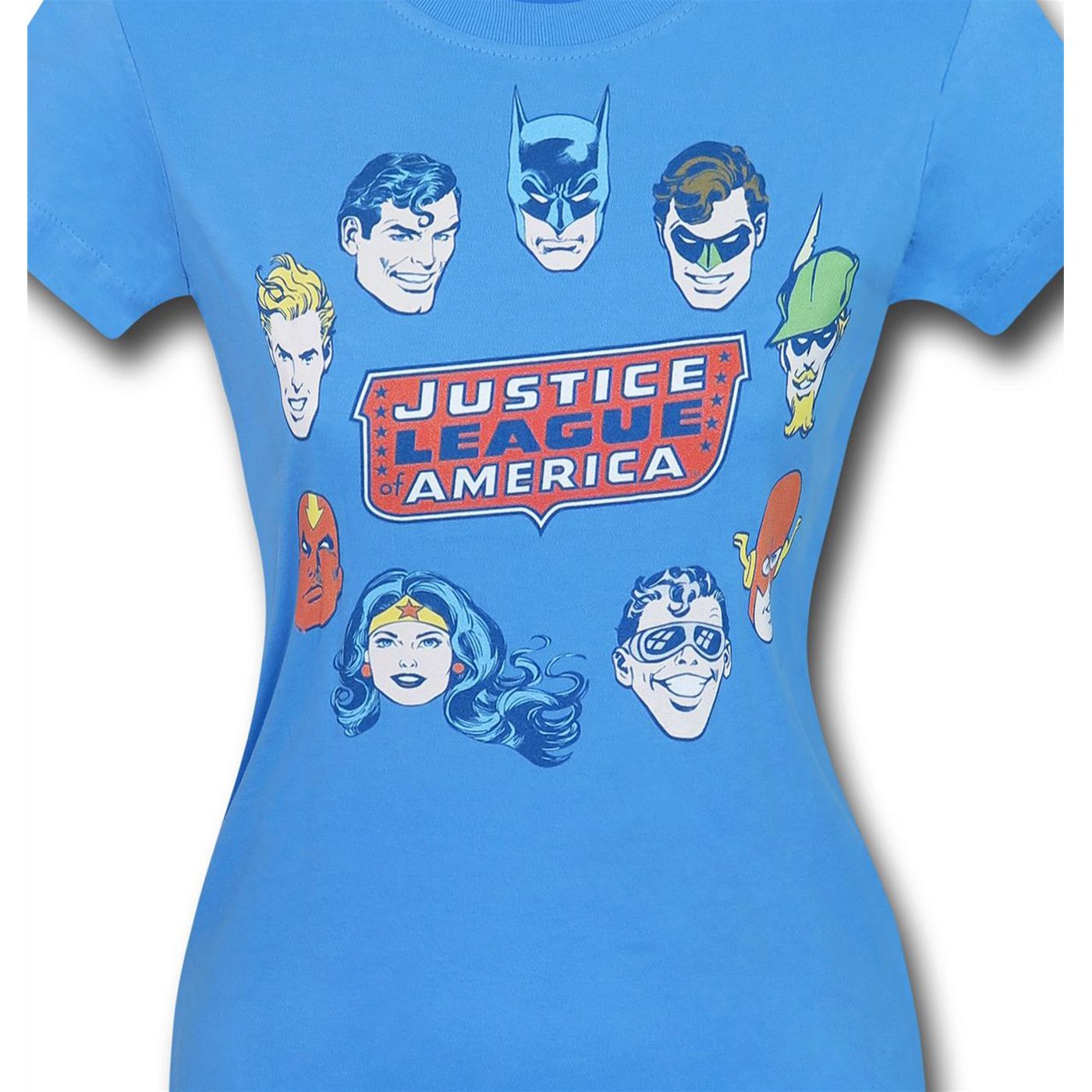 Justice League Heads Logo Women's T-Shirt