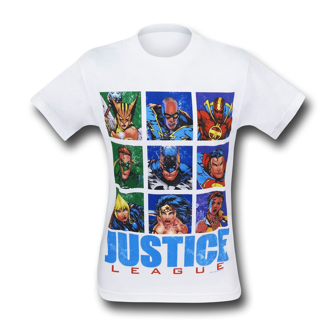 JLA Justice League Hero Squares T-Shirt