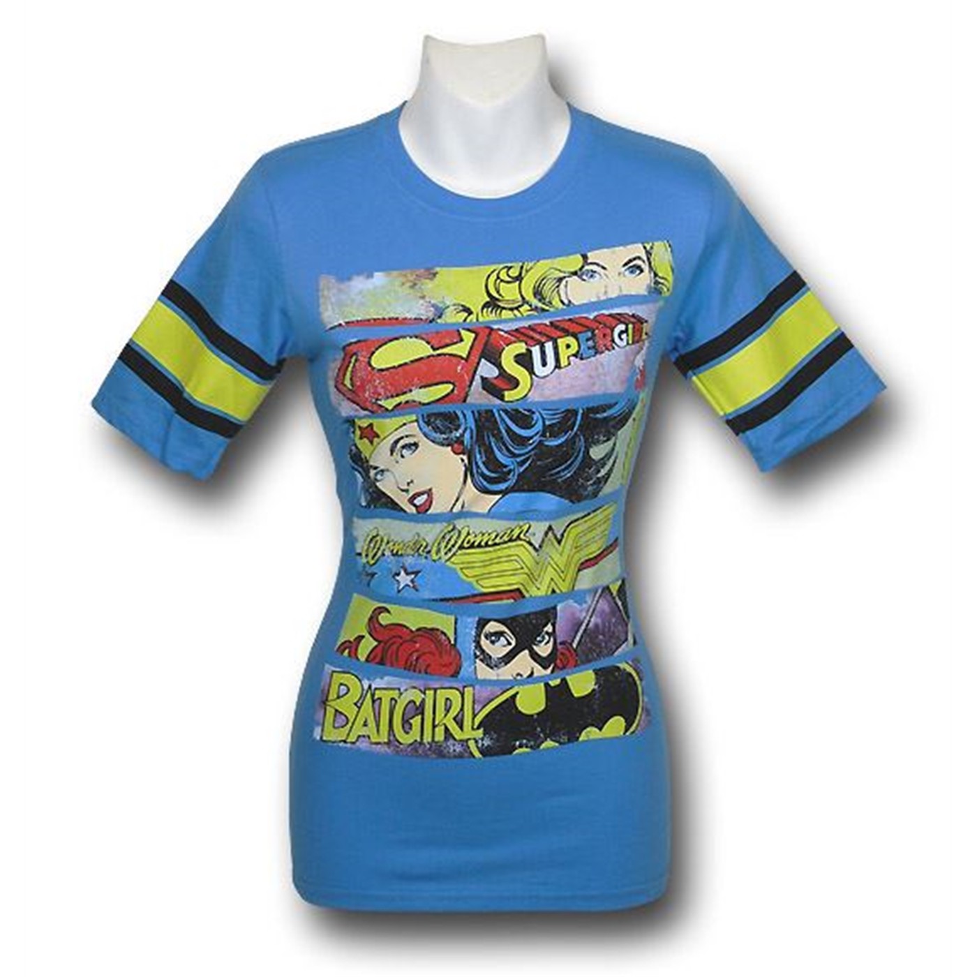 Superheroine Eyes Athletic Juniors T-Shirt