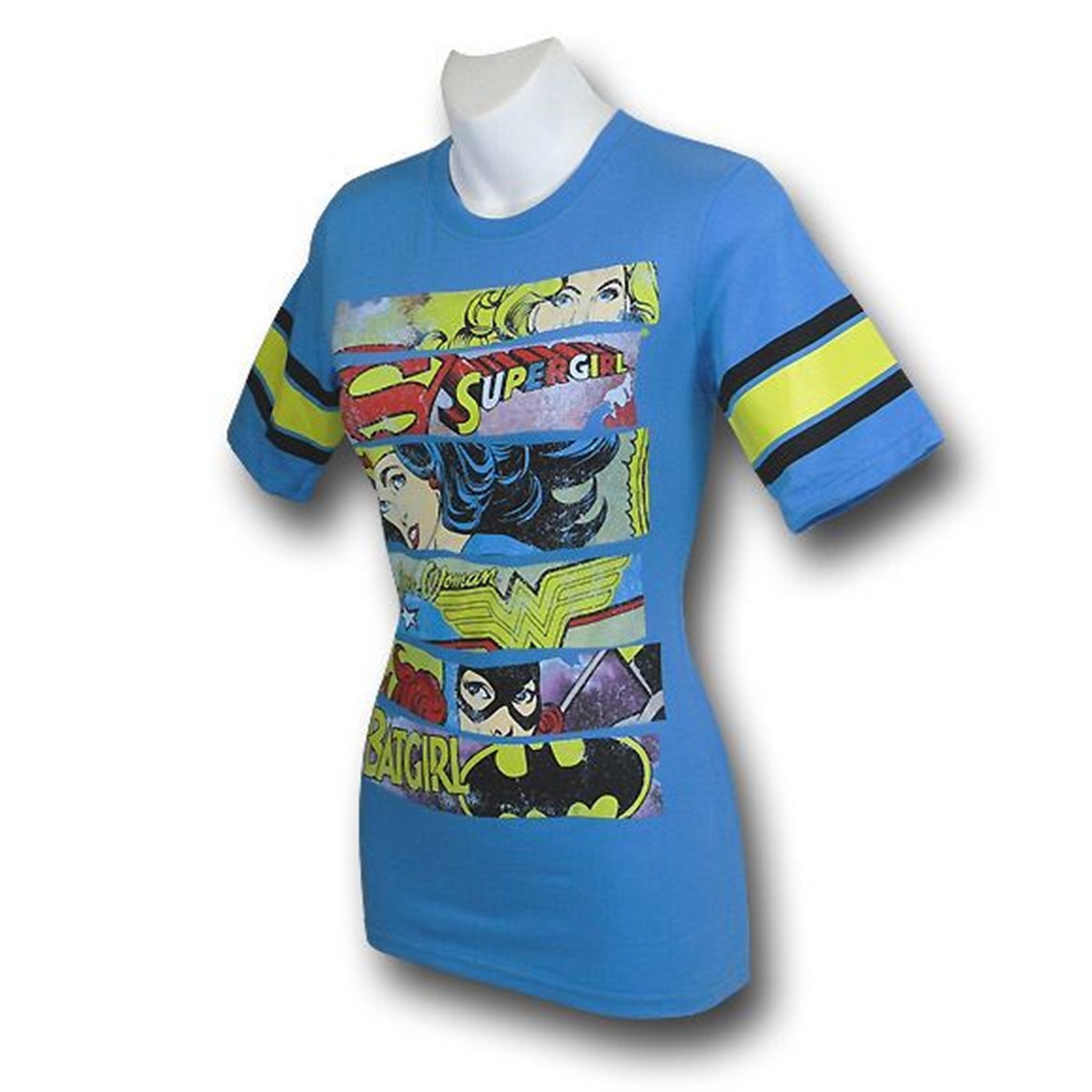Superheroine Eyes Athletic Juniors T-Shirt