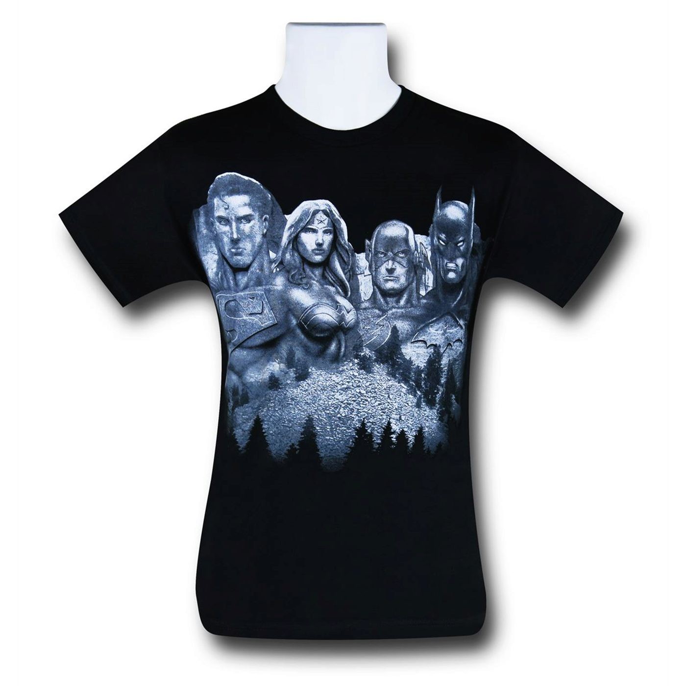 DC Justice League Mount Justice Men's T-Shirt