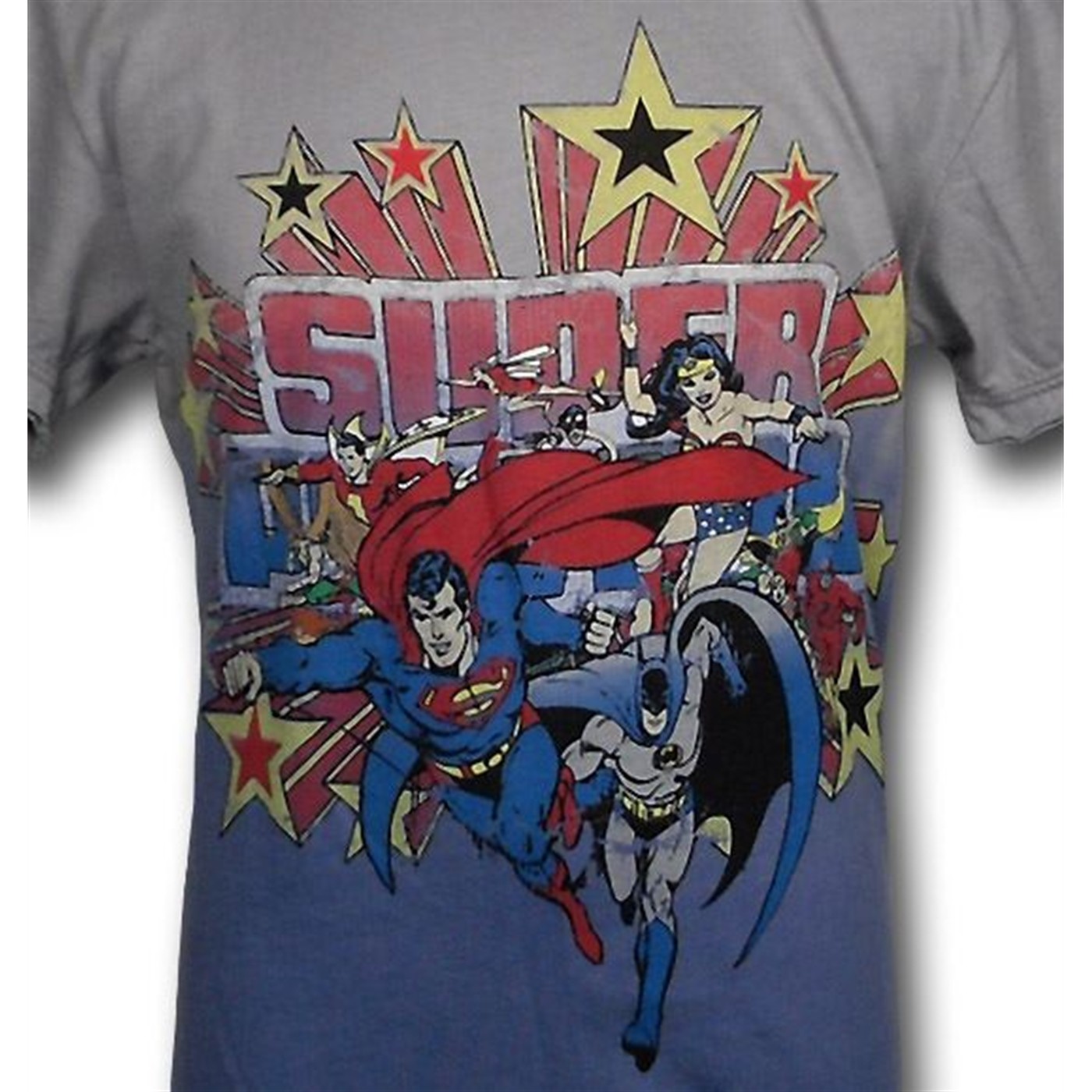 JLA Super Powers Toddler 30s T-Shirt