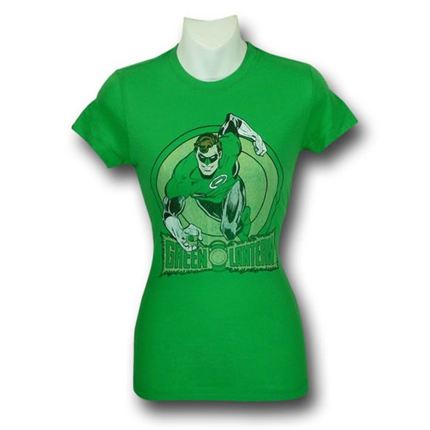 Green Lantern Women's Flyer Flaming T-Shirt